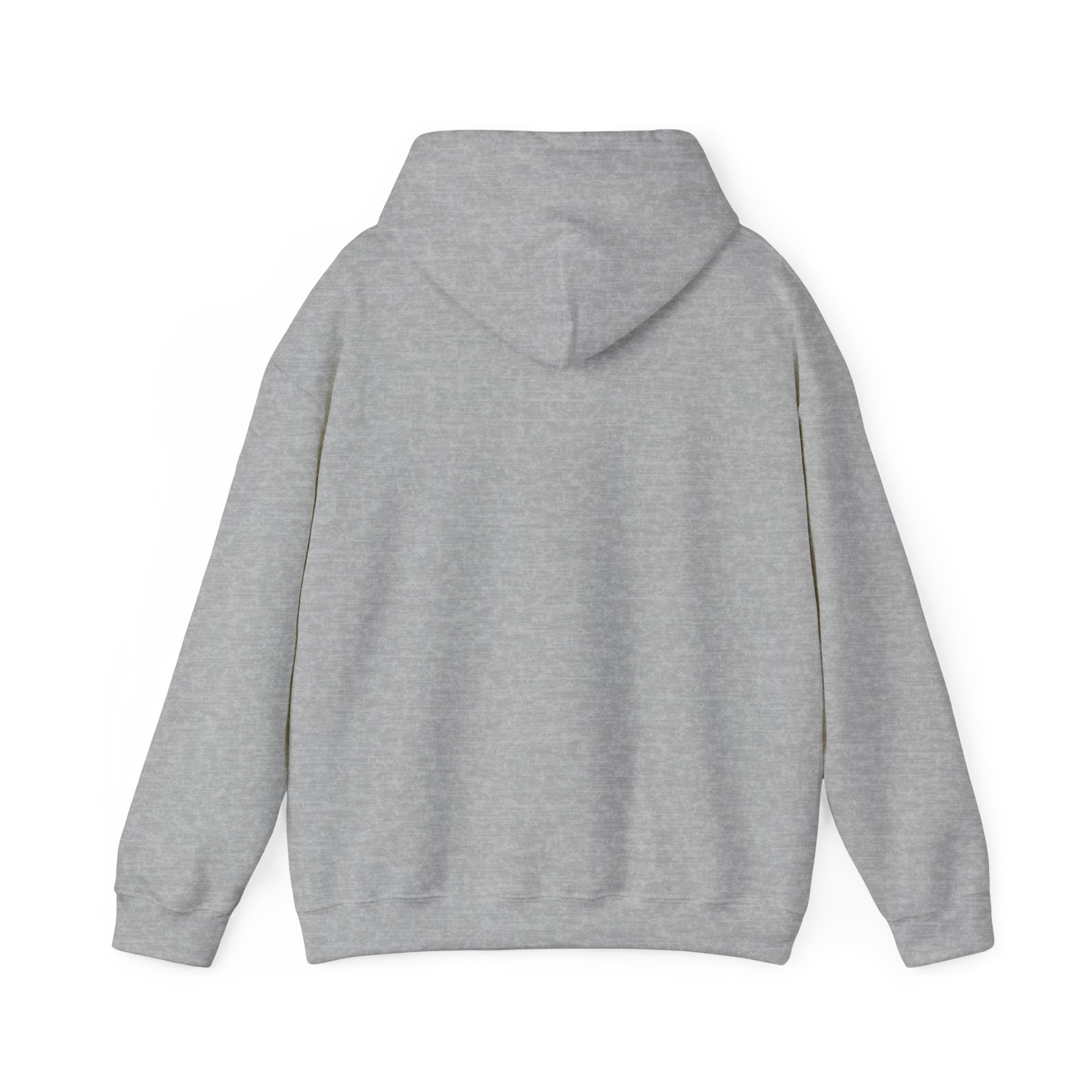 Adult Hooded Sweatshirt White Imprint