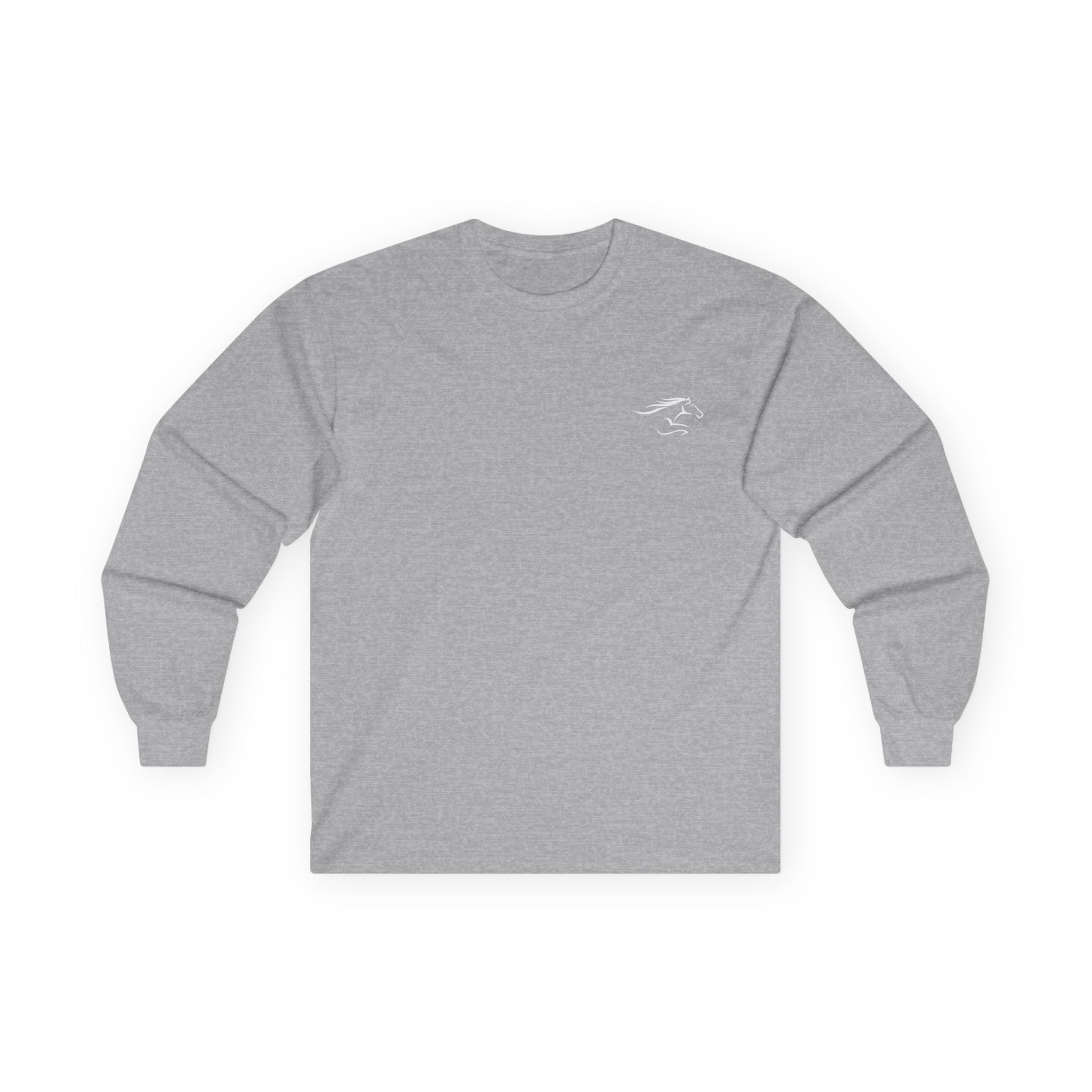 Adult Long Sleeve White Imprint