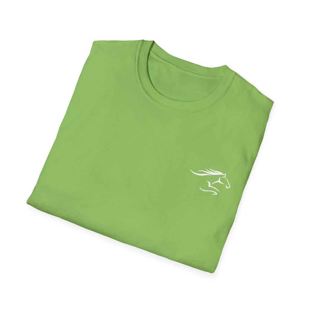 Adult Short Sleeve T-Shirt White Imprint