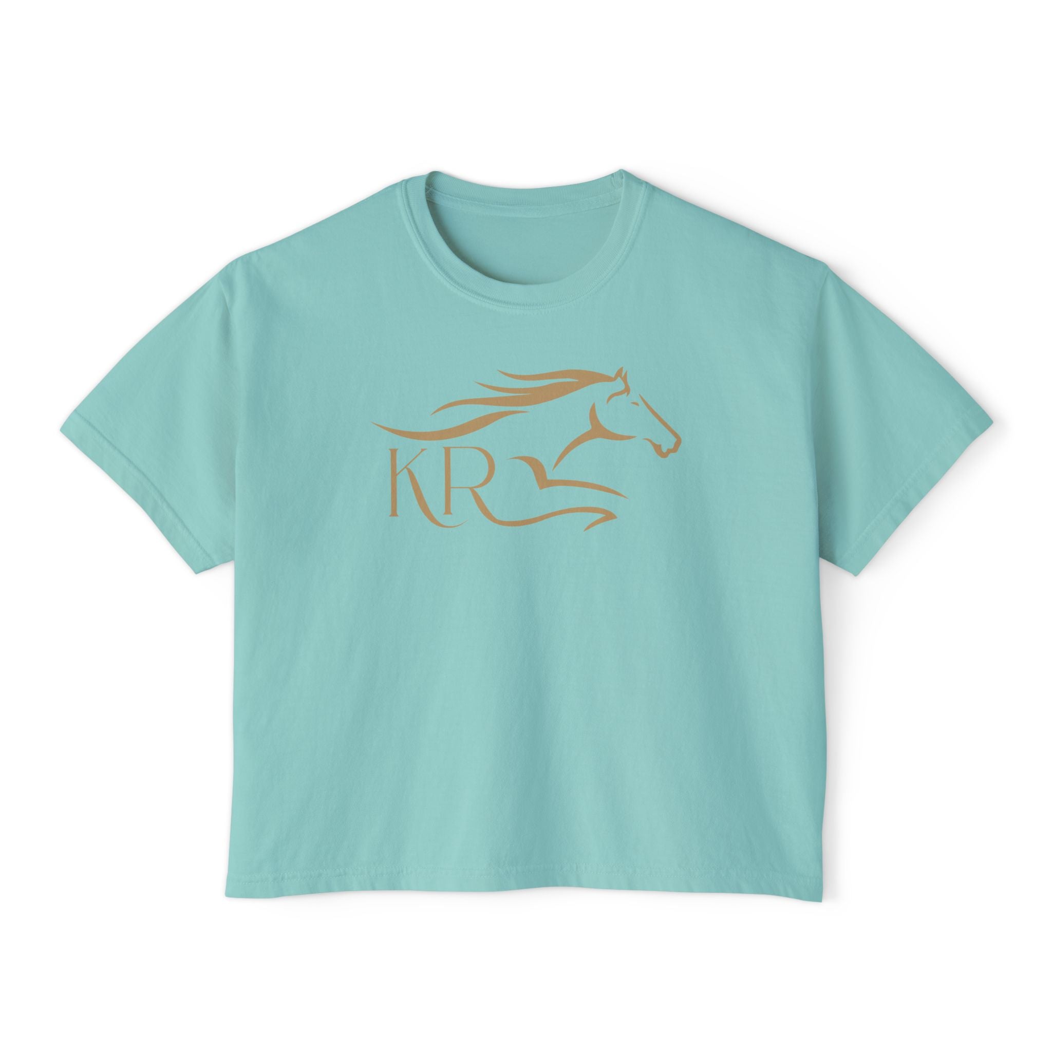 Boxy Tee Gold Imprint
