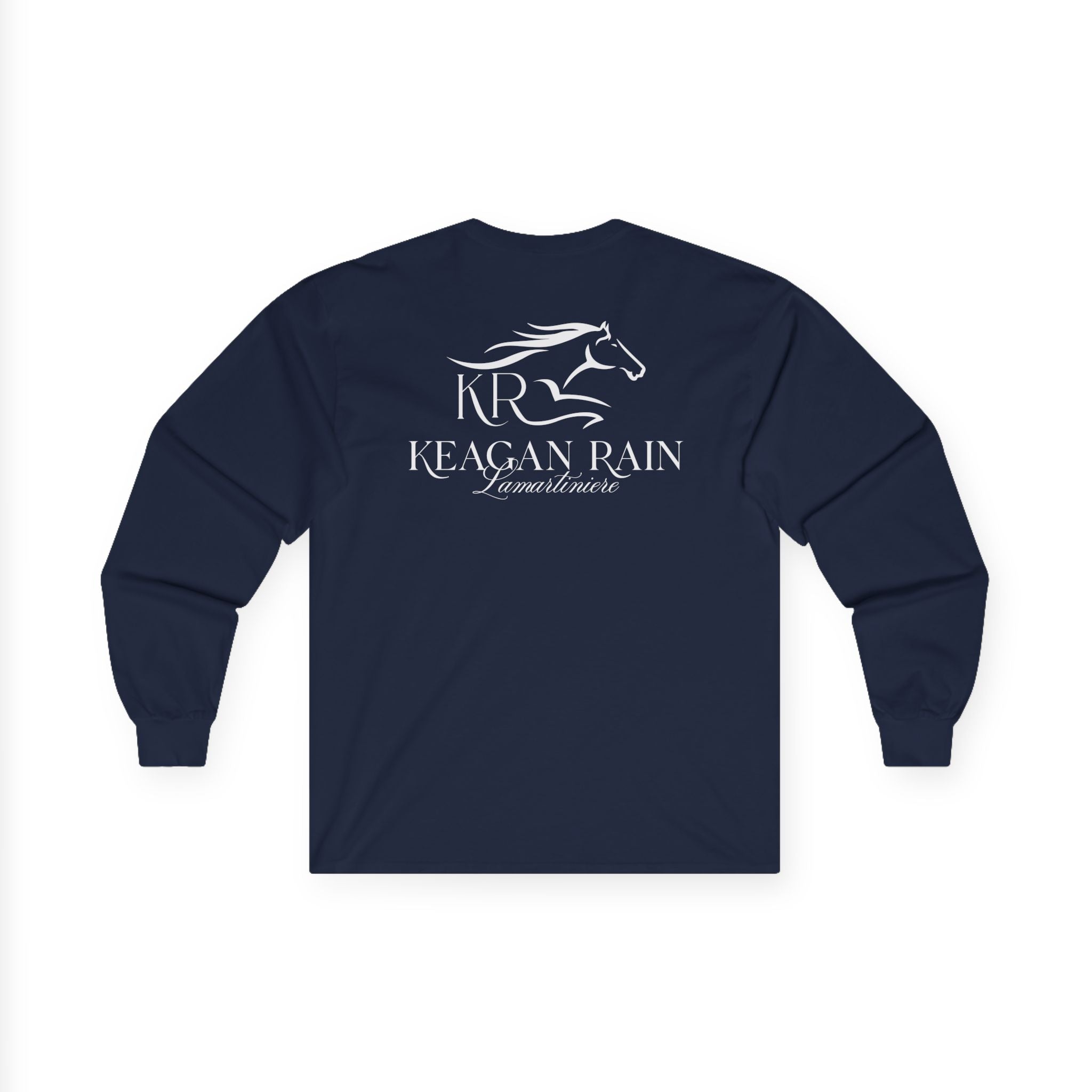 Adult Long Sleeve White Imprint