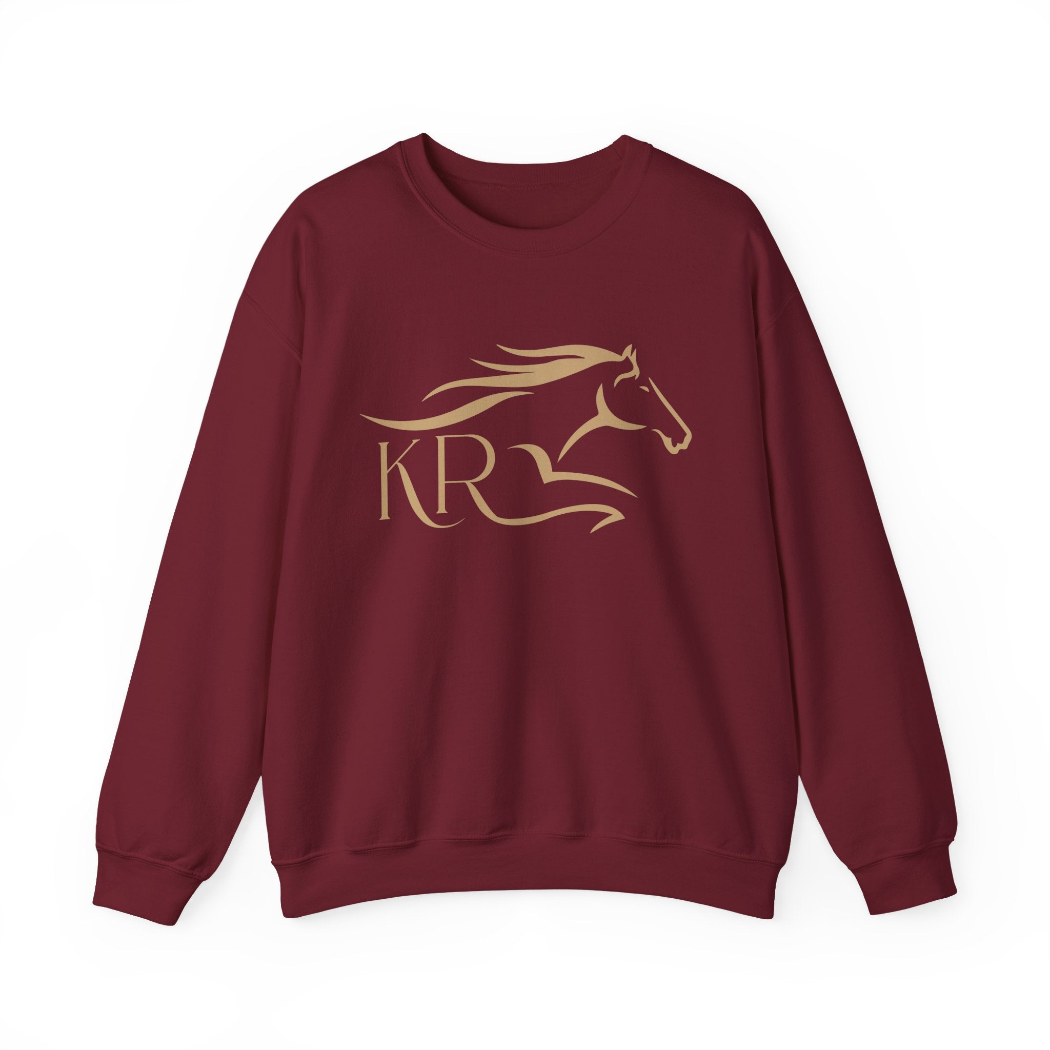 Adult Crewneck Sweatshirt Gold Imprint