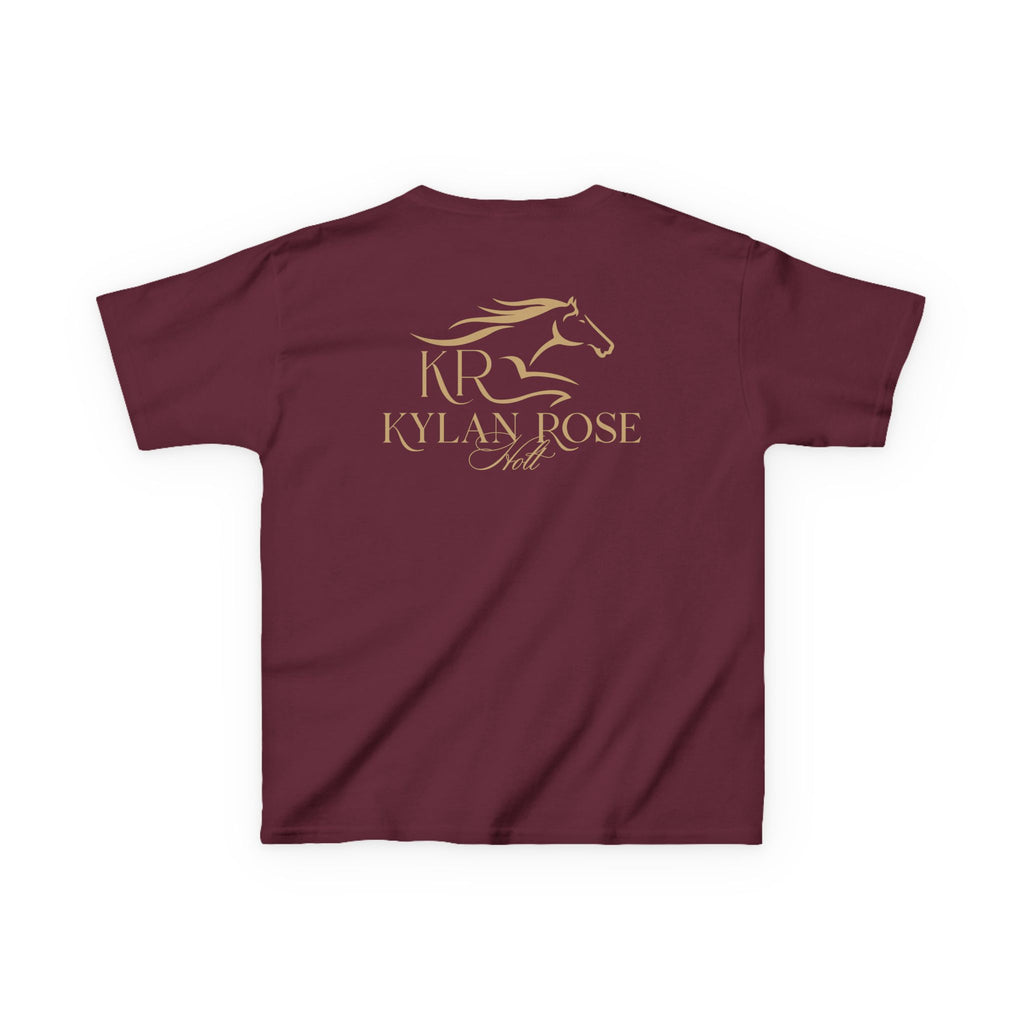 Ky Youth Short Sleeve T-Shirt Gold Imprint