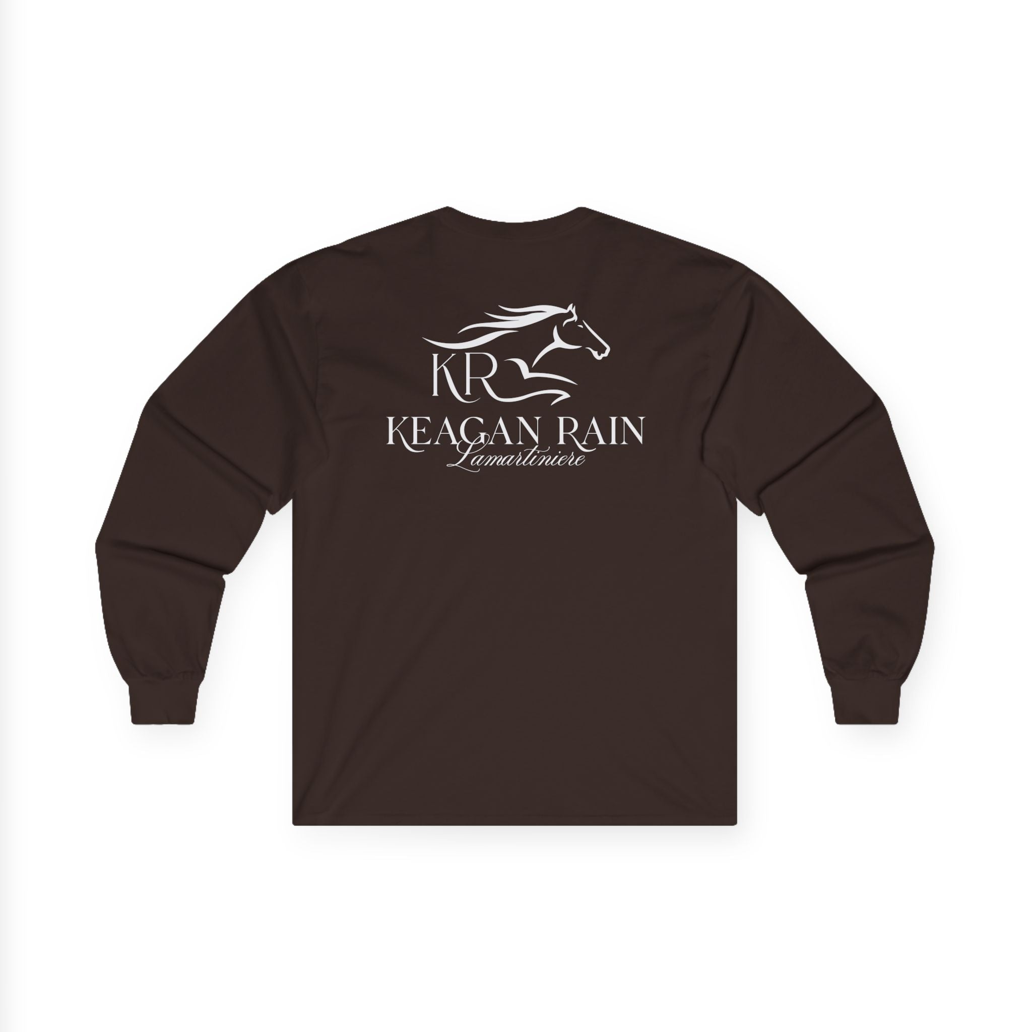 Adult Long Sleeve White Imprint