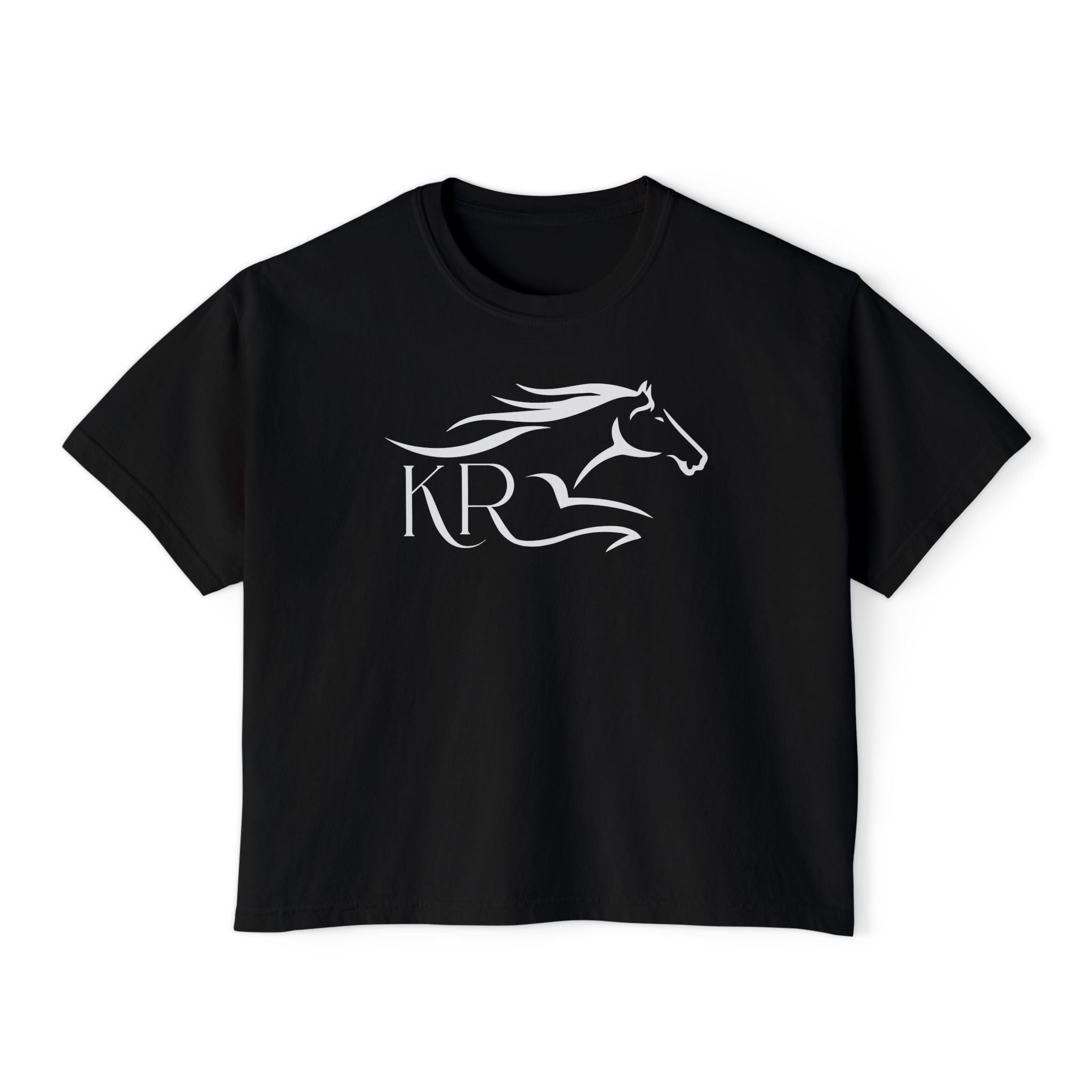 Boxy Tee White Imprint