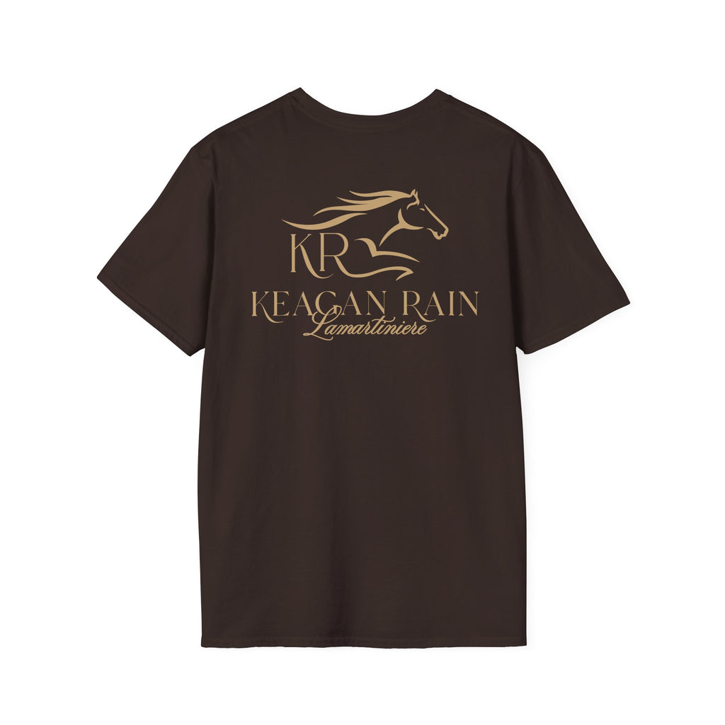 Adult Short Sleeve T-Shirt Gold Imprint
