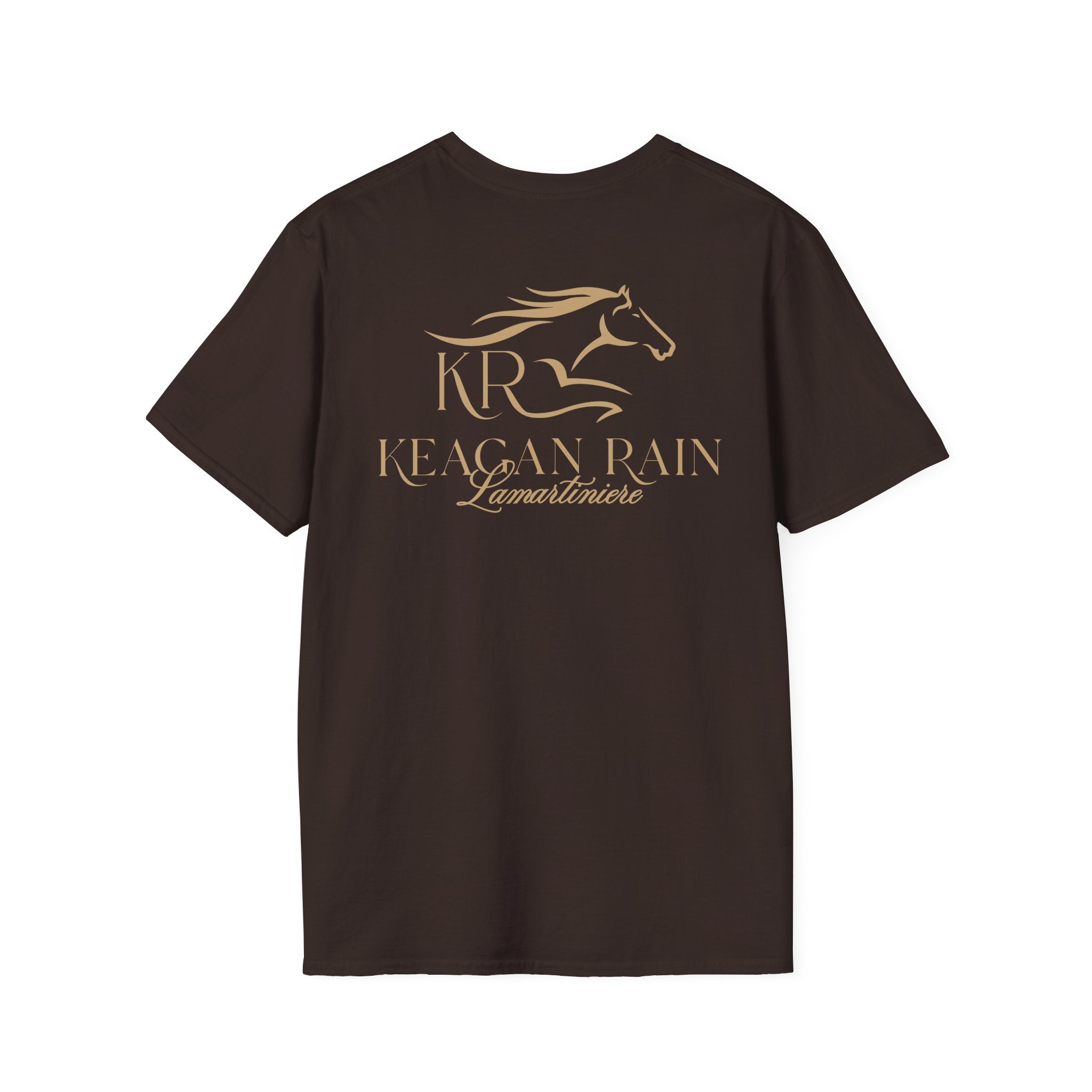 Adult Short Sleeve T-Shirt Gold Imprint