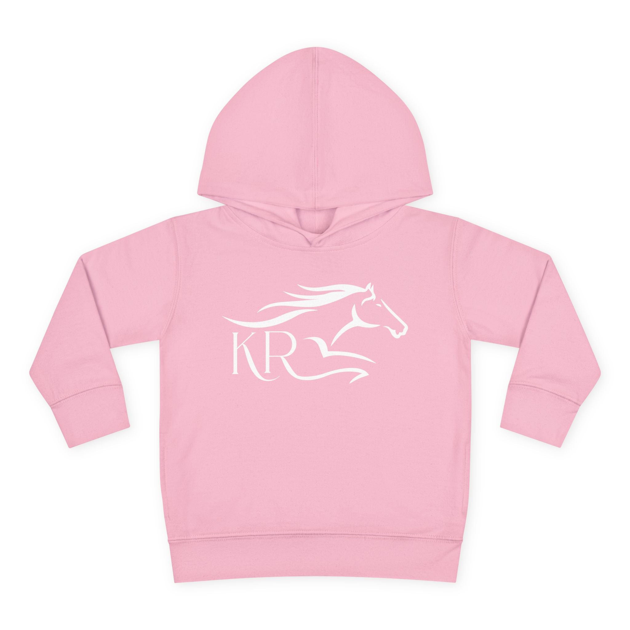 Toddler Hooded Sweatshirt White Imprint