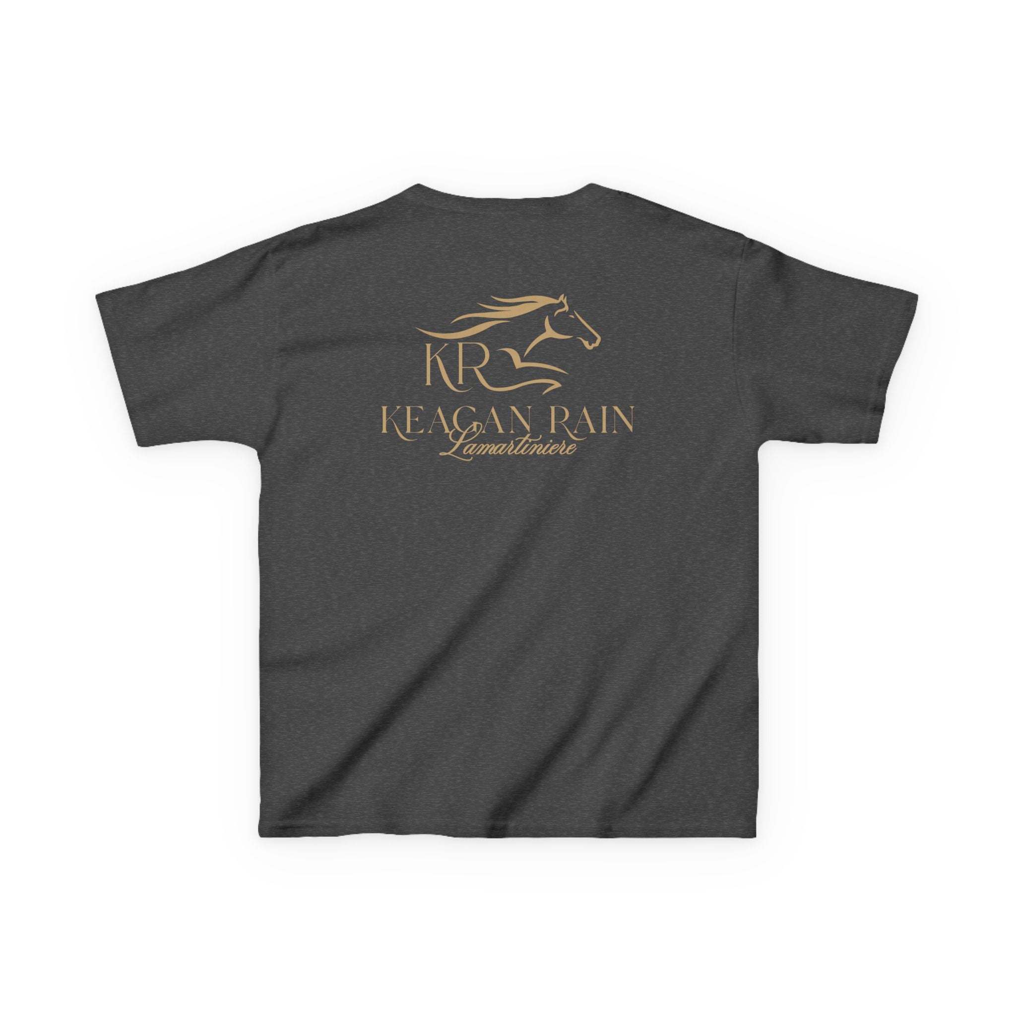 Youth Short Sleeve T-Shirt Gold Imprint