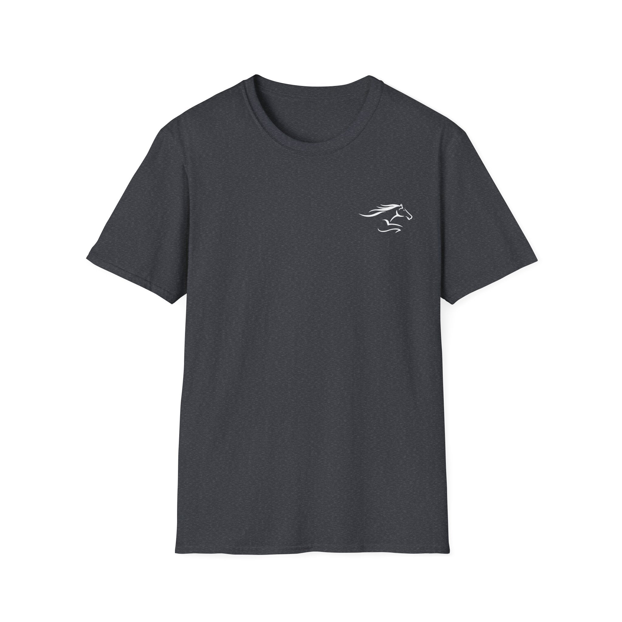 Adult Short Sleeve T-Shirt White Imprint