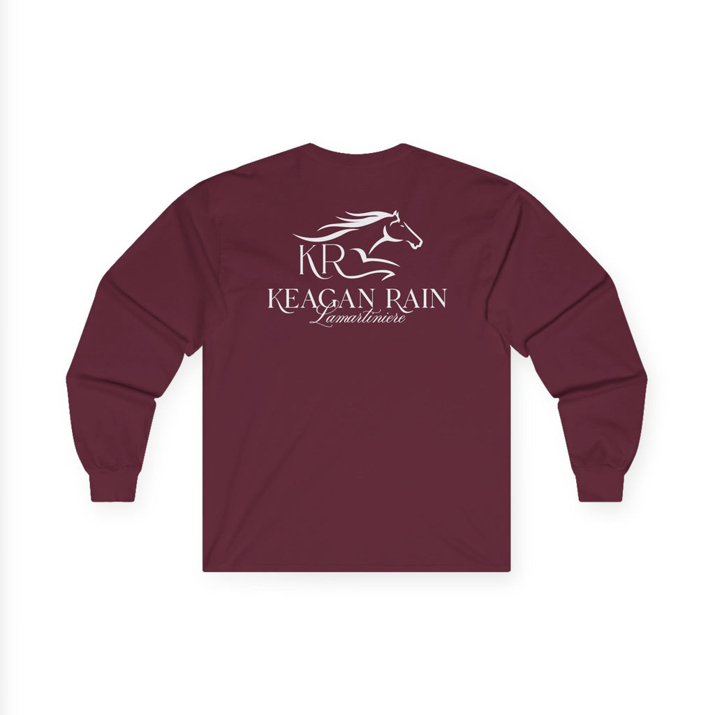 Adult Long Sleeve White Imprint