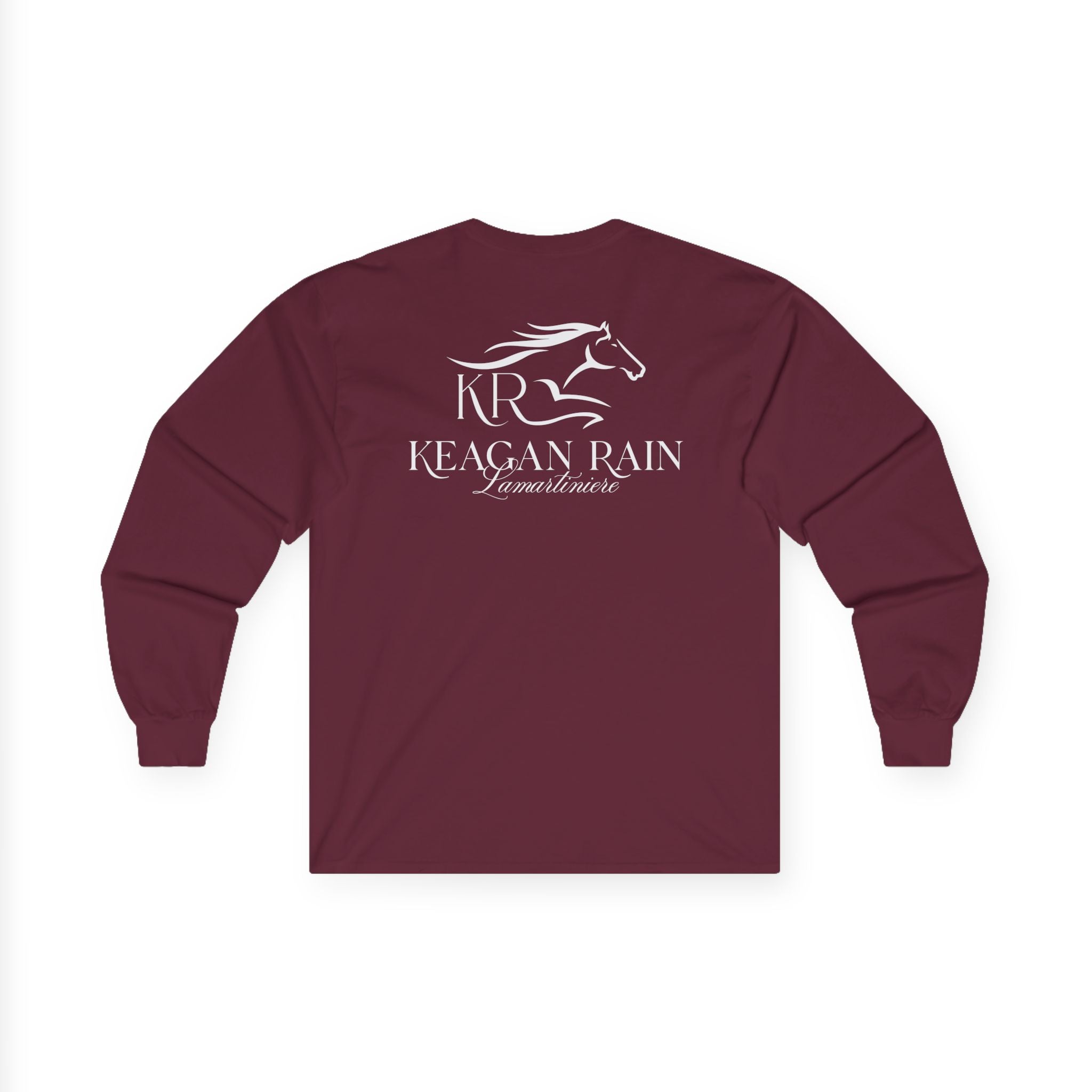 Adult Long Sleeve White Imprint