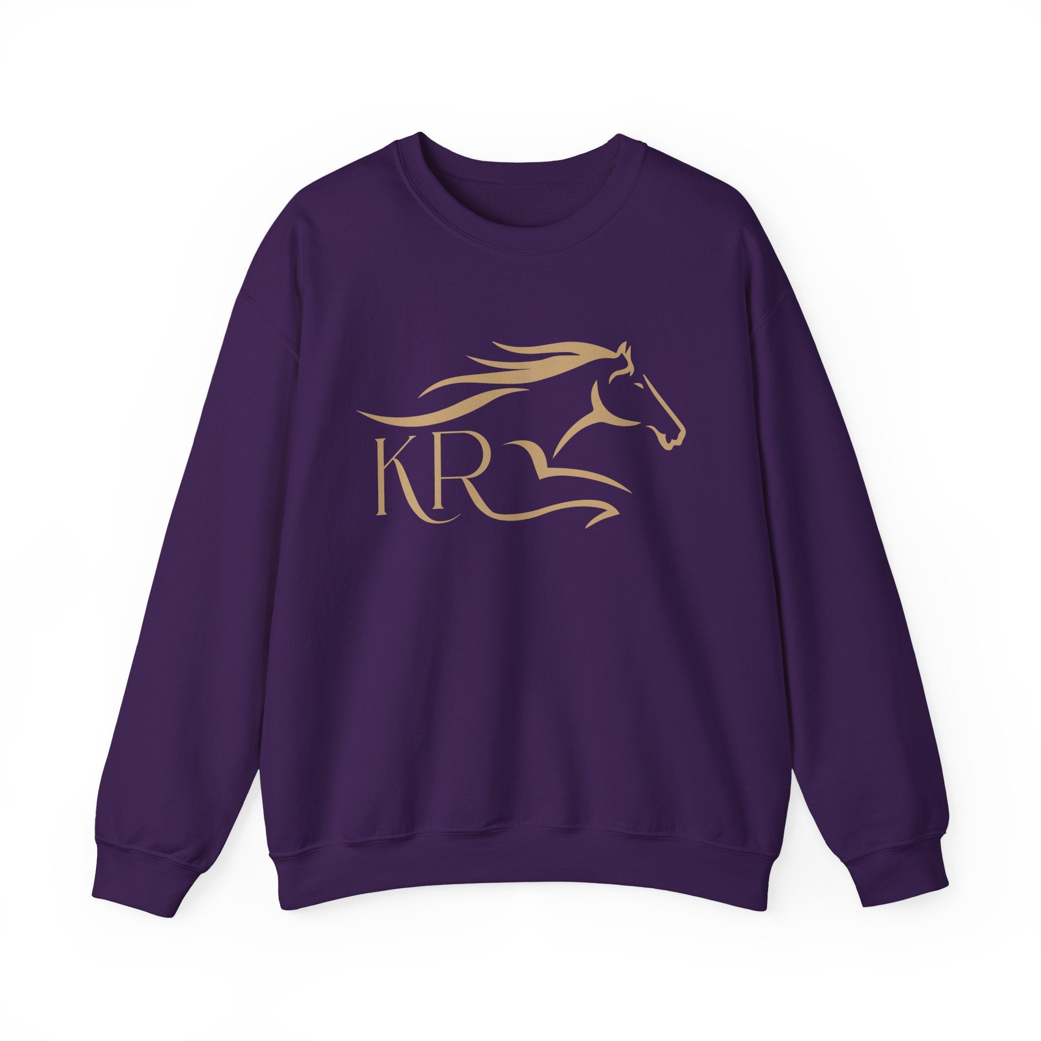 Adult Crewneck Sweatshirt Gold Imprint