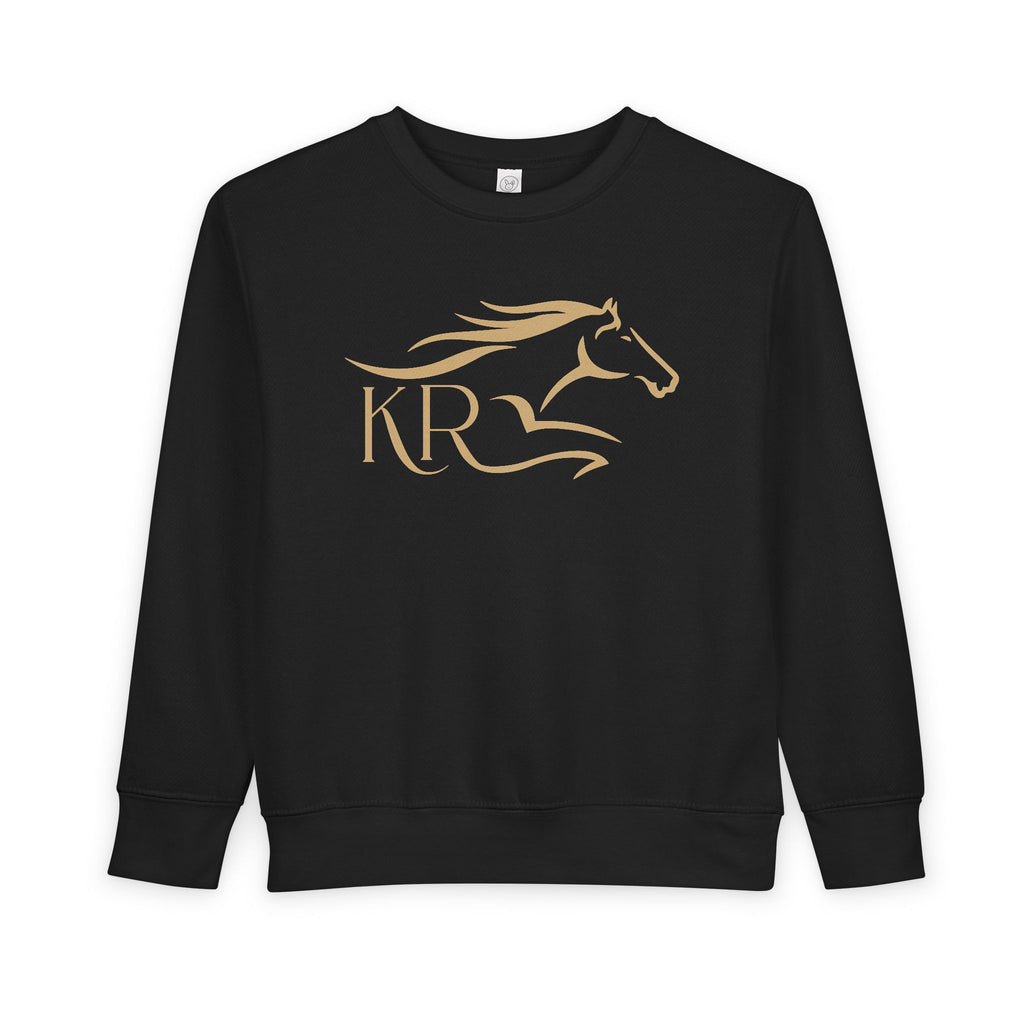 Toddler Crewneck Sweatshirt Gold Imprint