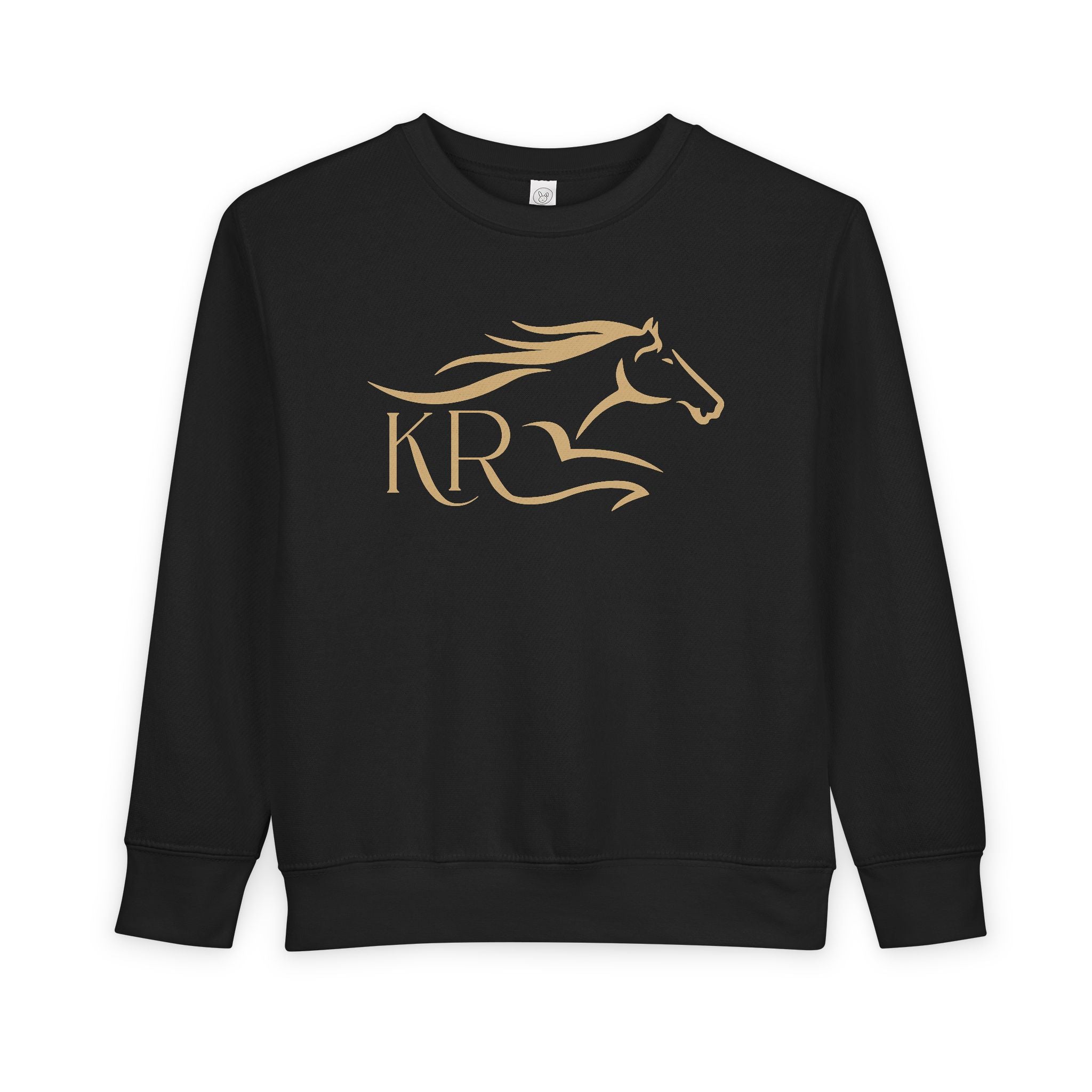 Toddler Crewneck Sweatshirt Gold Imprint