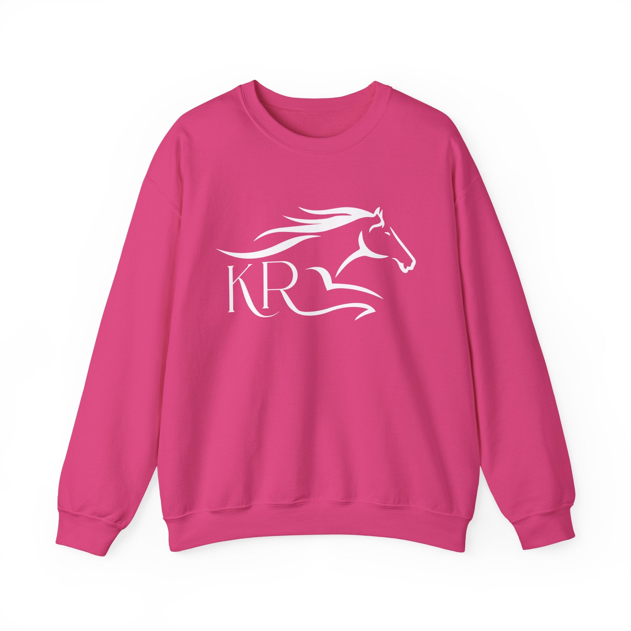 Adult Crewneck Sweatshirt White Imprint