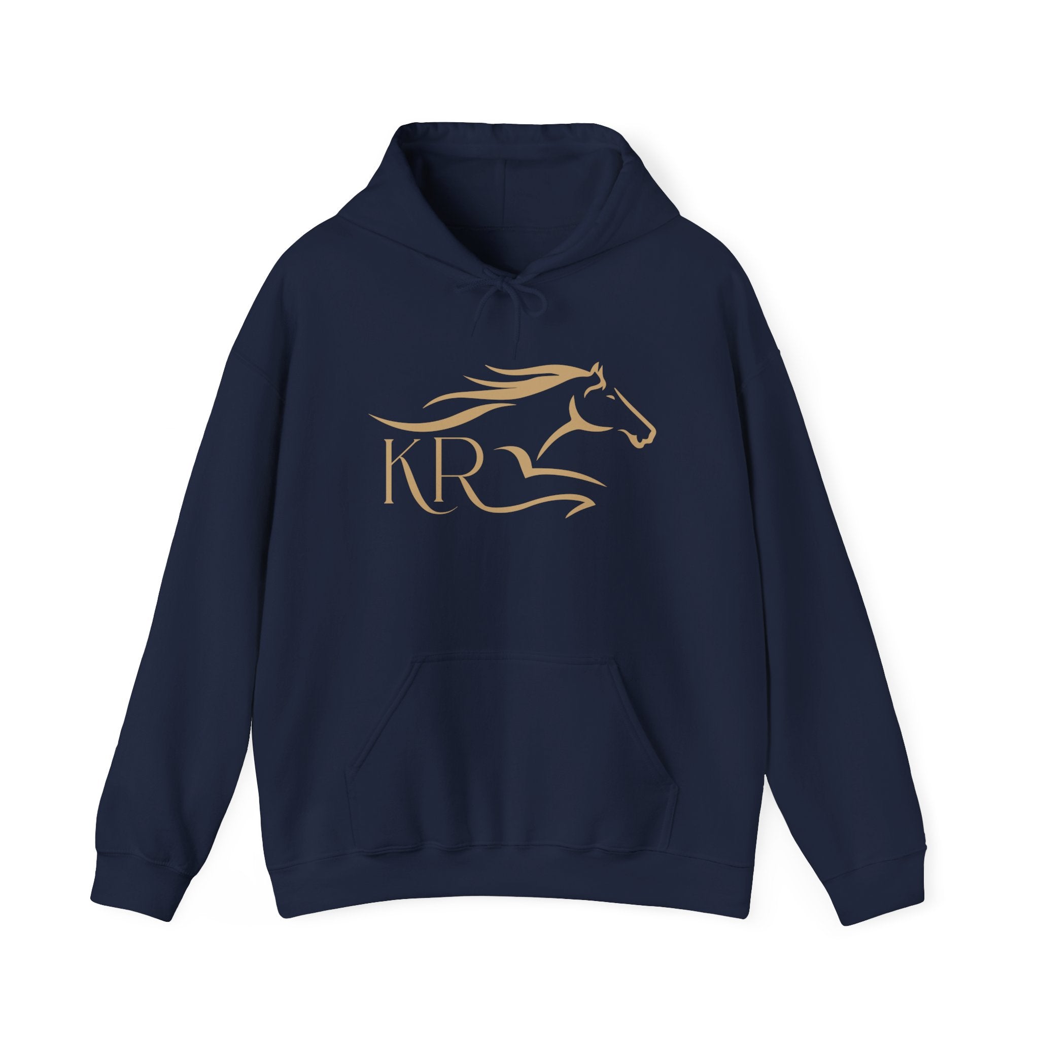 Adult Hooded Sweatshirt Gold Imprint