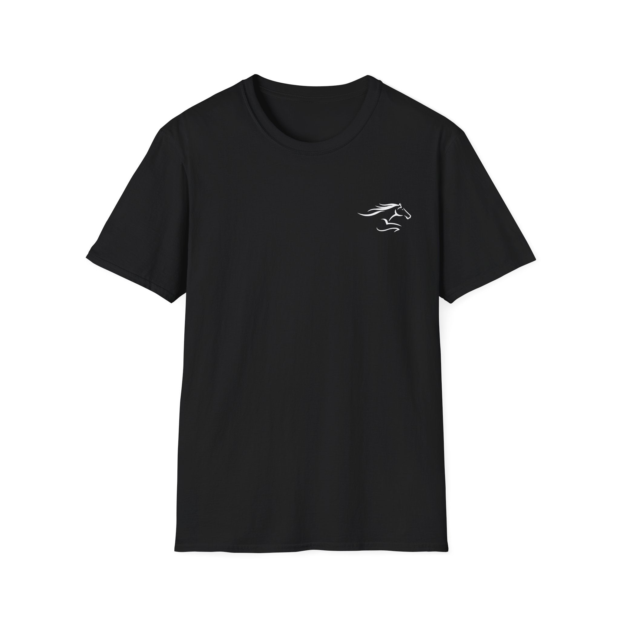 Adult Short Sleeve T-Shirt White Imprint