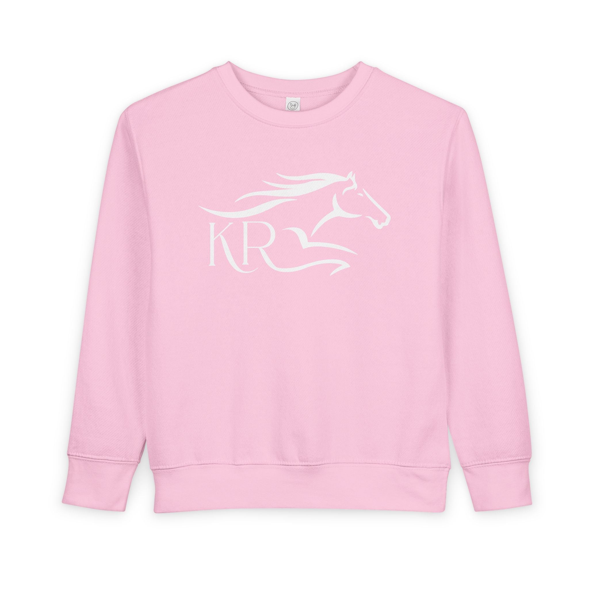 Toddler Crewneck Sweatshirt White Imprint