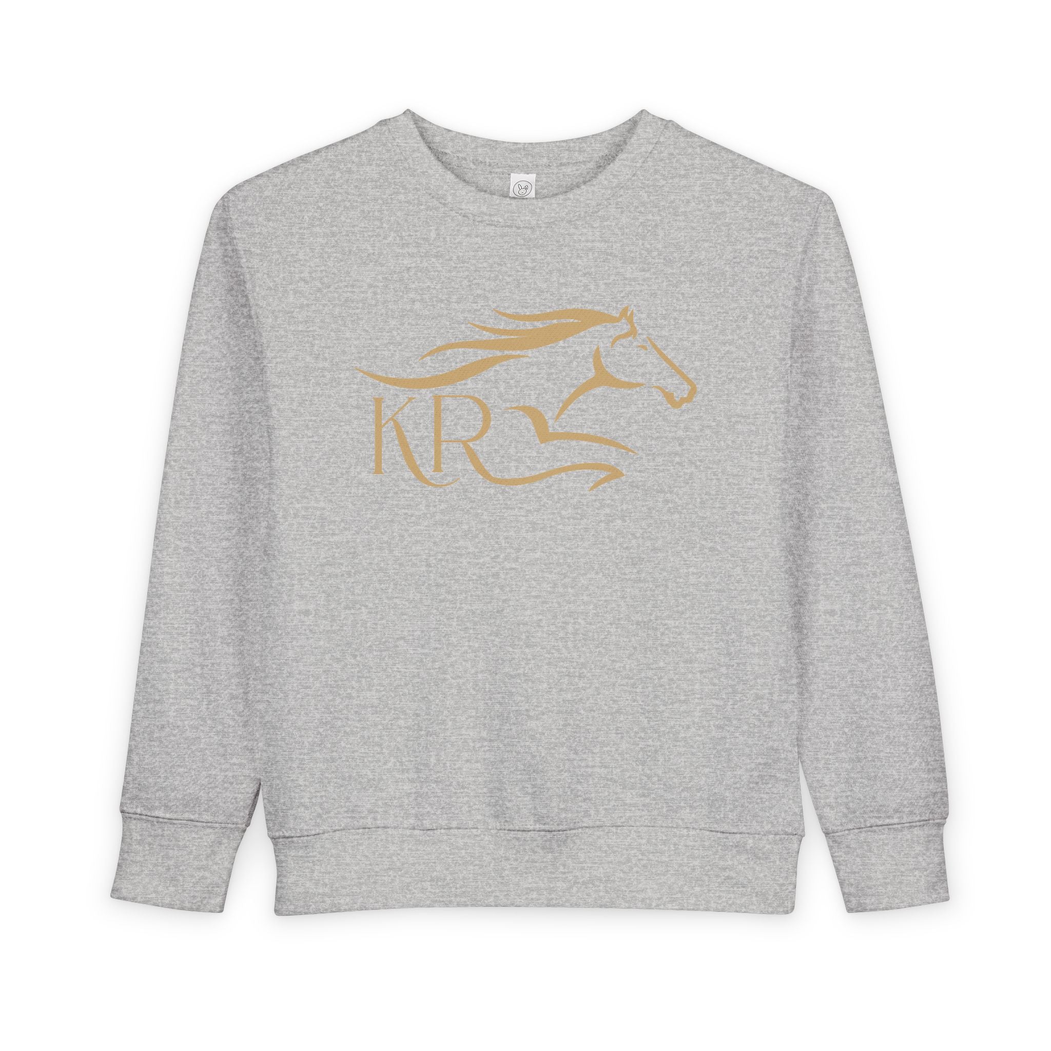 Toddler Crewneck Sweatshirt Gold Imprint
