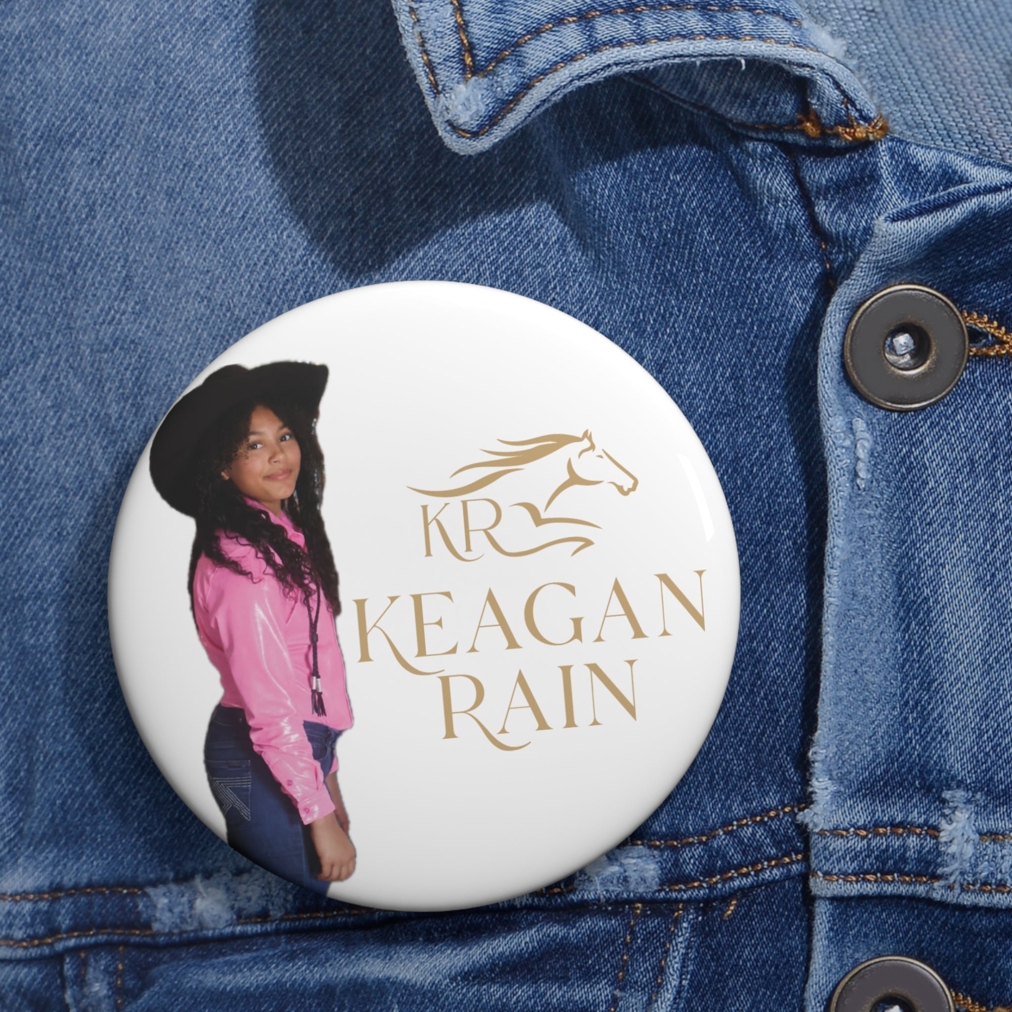 KR Rodeo Pride Button
