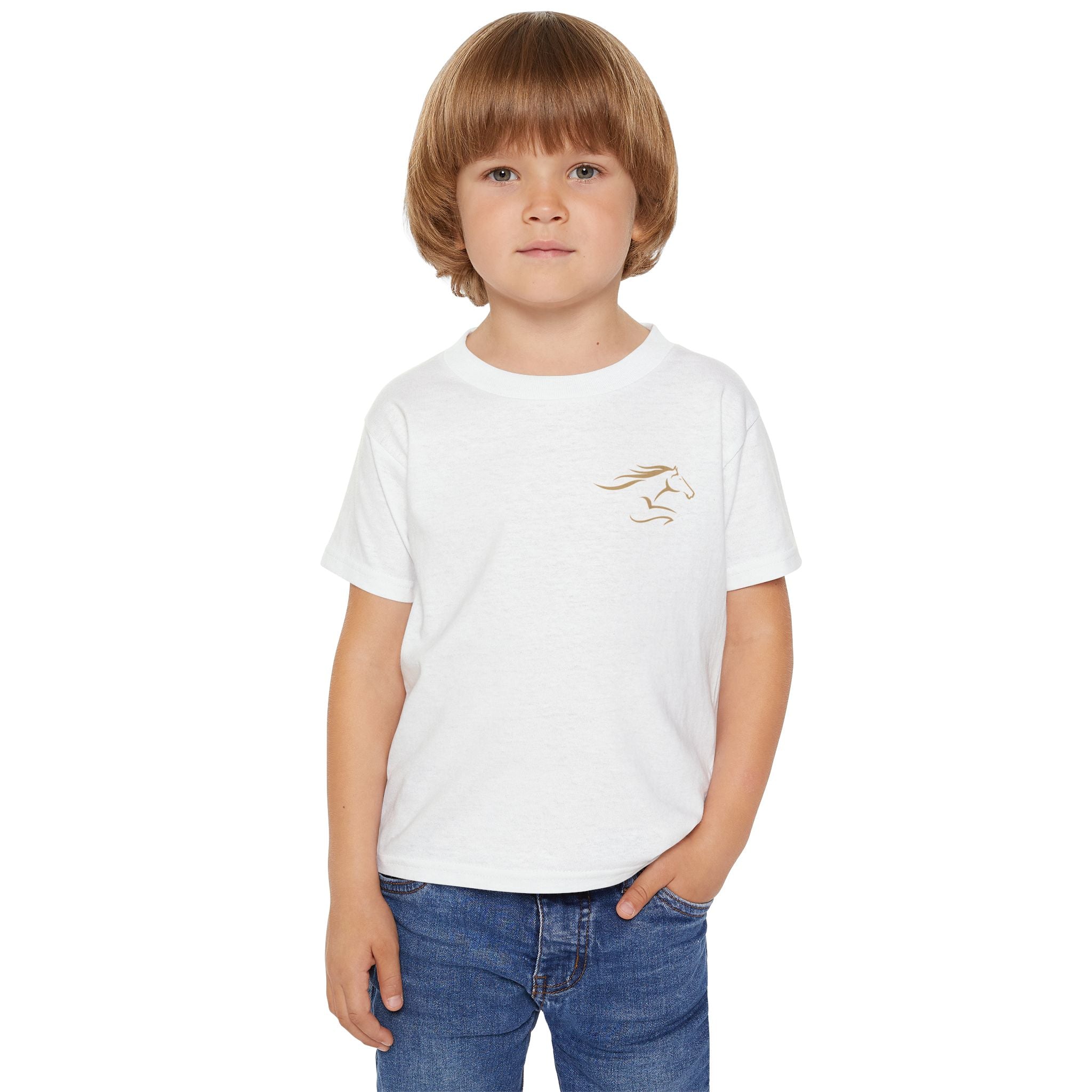 Toddler Short Sleeve T-Shirt Gold Imprint