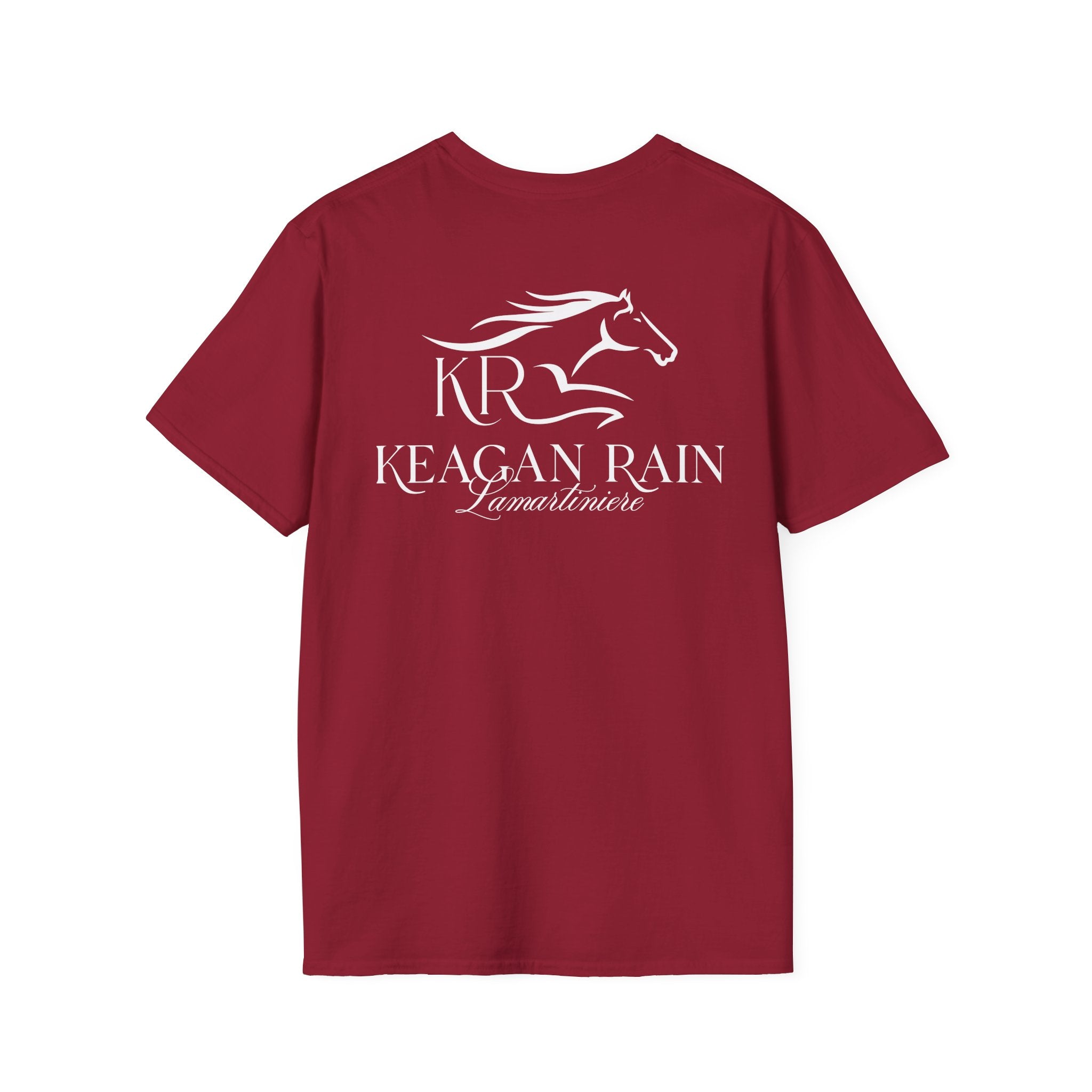 Adult Short Sleeve T-Shirt White Imprint