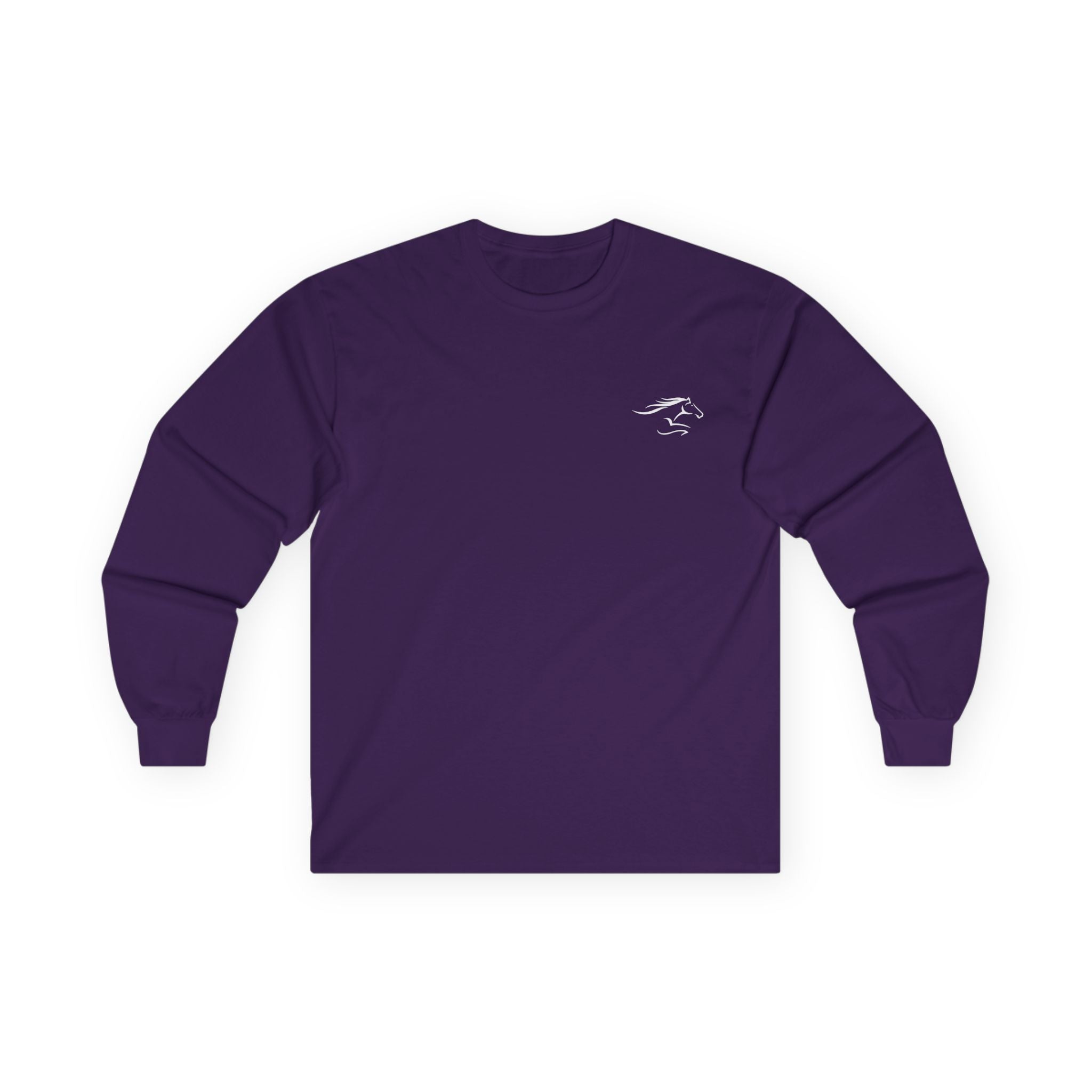 Adult Long Sleeve White Imprint