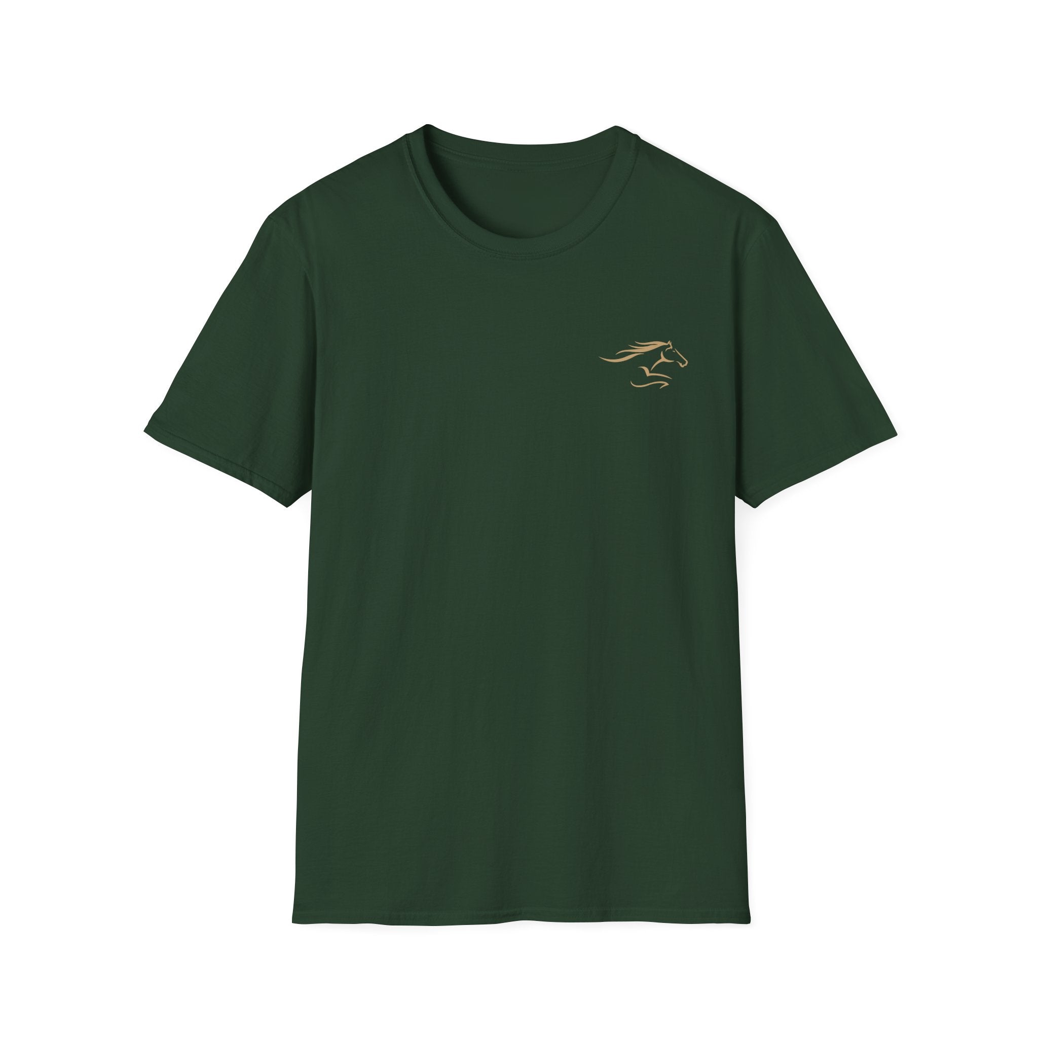 Adult Short Sleeve T-Shirt Gold Imprint