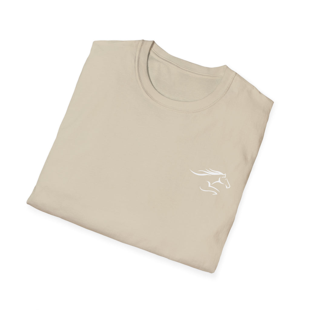 Adult Short Sleeve T-Shirt White Imprint
