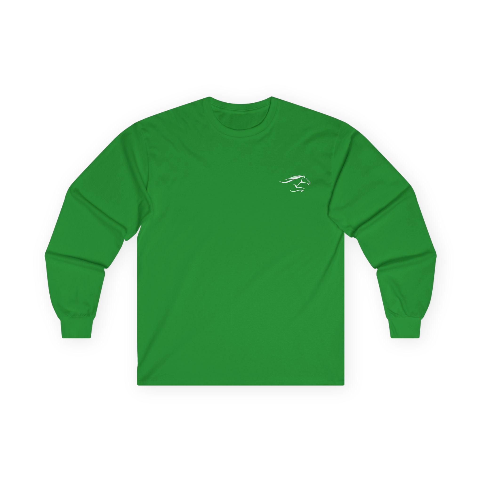 Adult Long Sleeve White Imprint