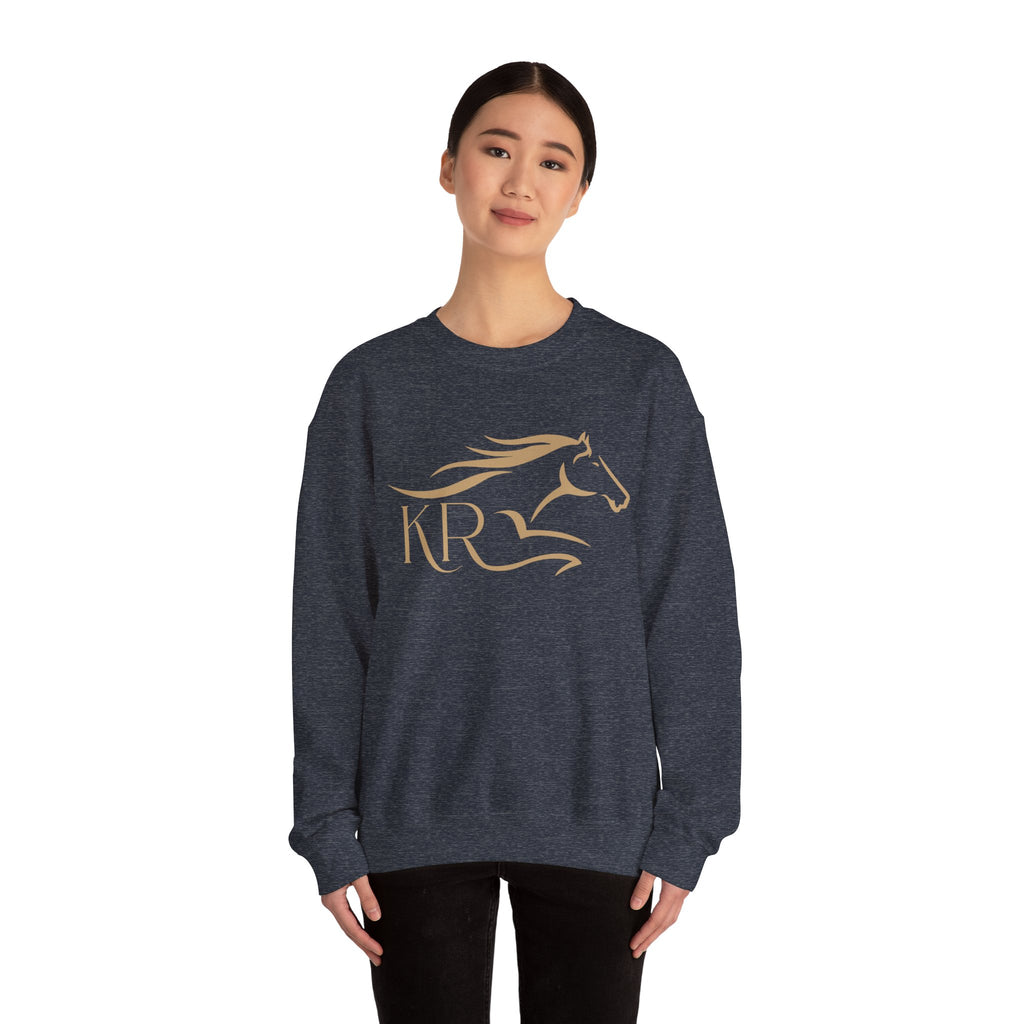 Adult Crewneck Sweatshirt Gold Imprint