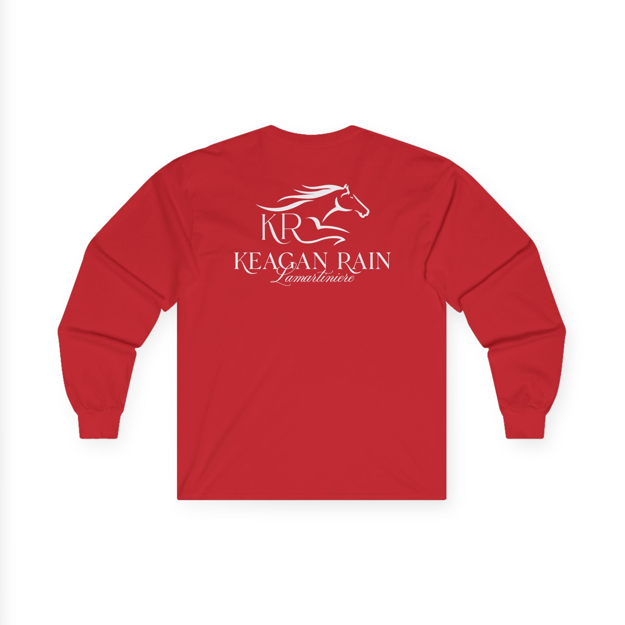 Adult Long Sleeve White Imprint