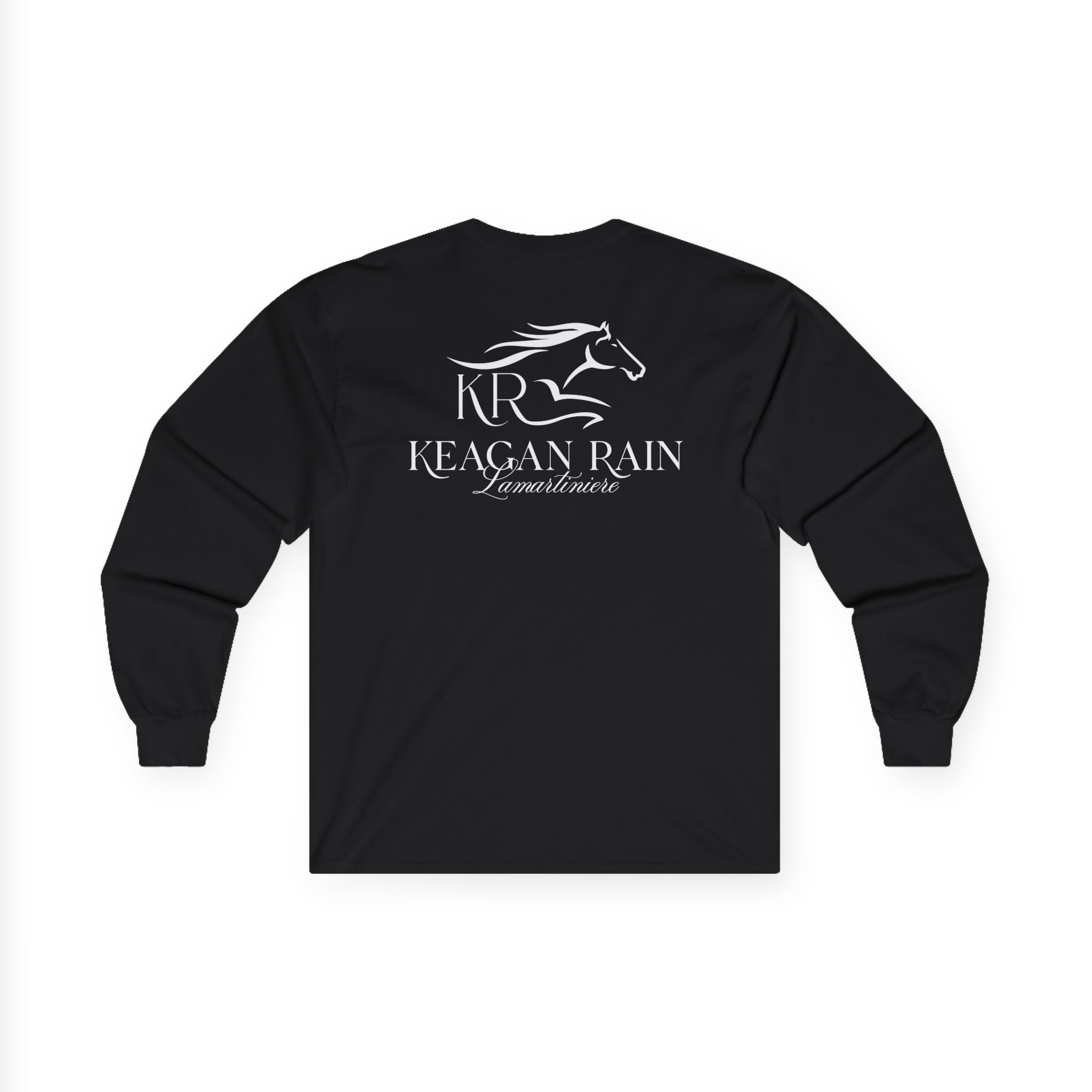 Adult Long Sleeve White Imprint