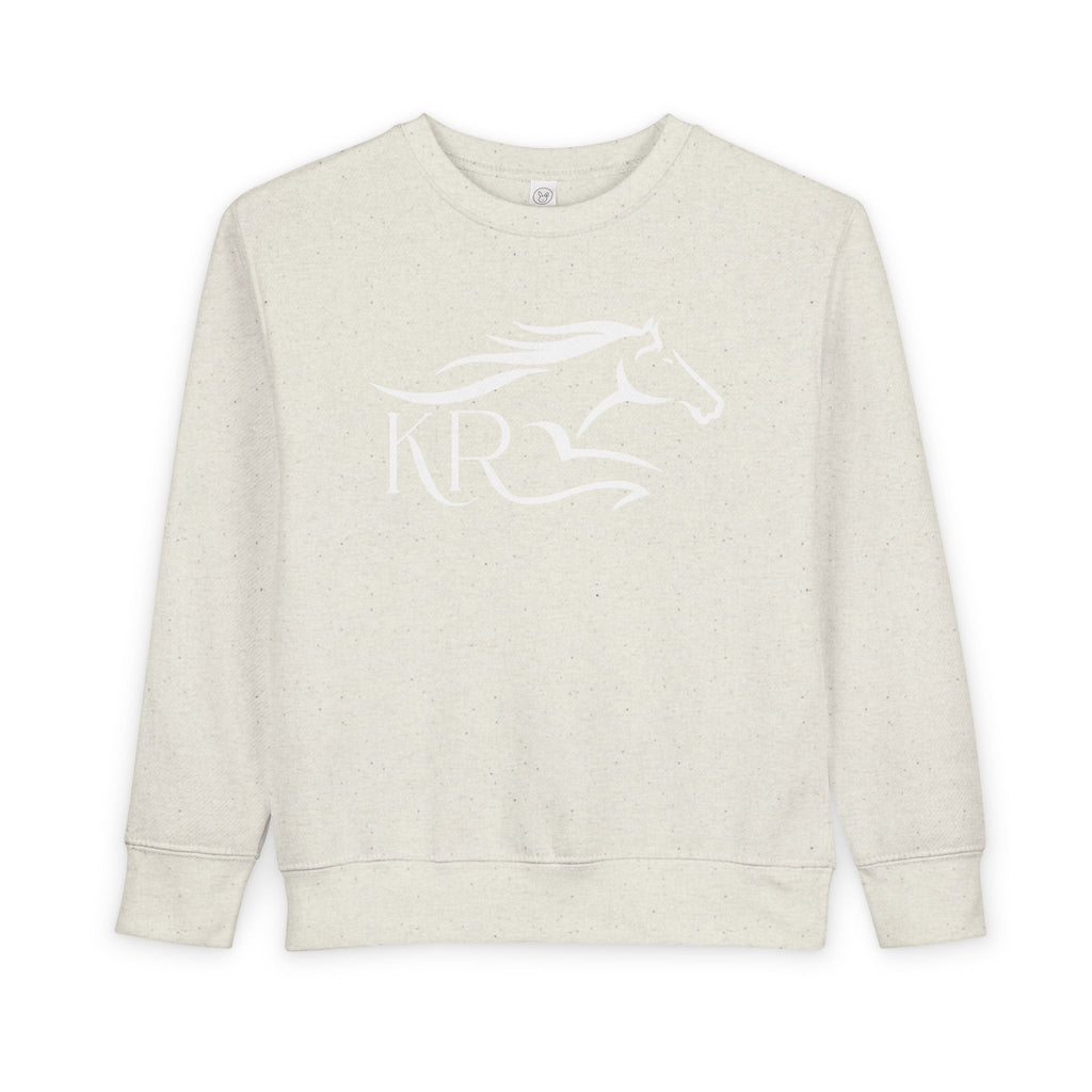 Toddler Crewneck Sweatshirt White Imprint