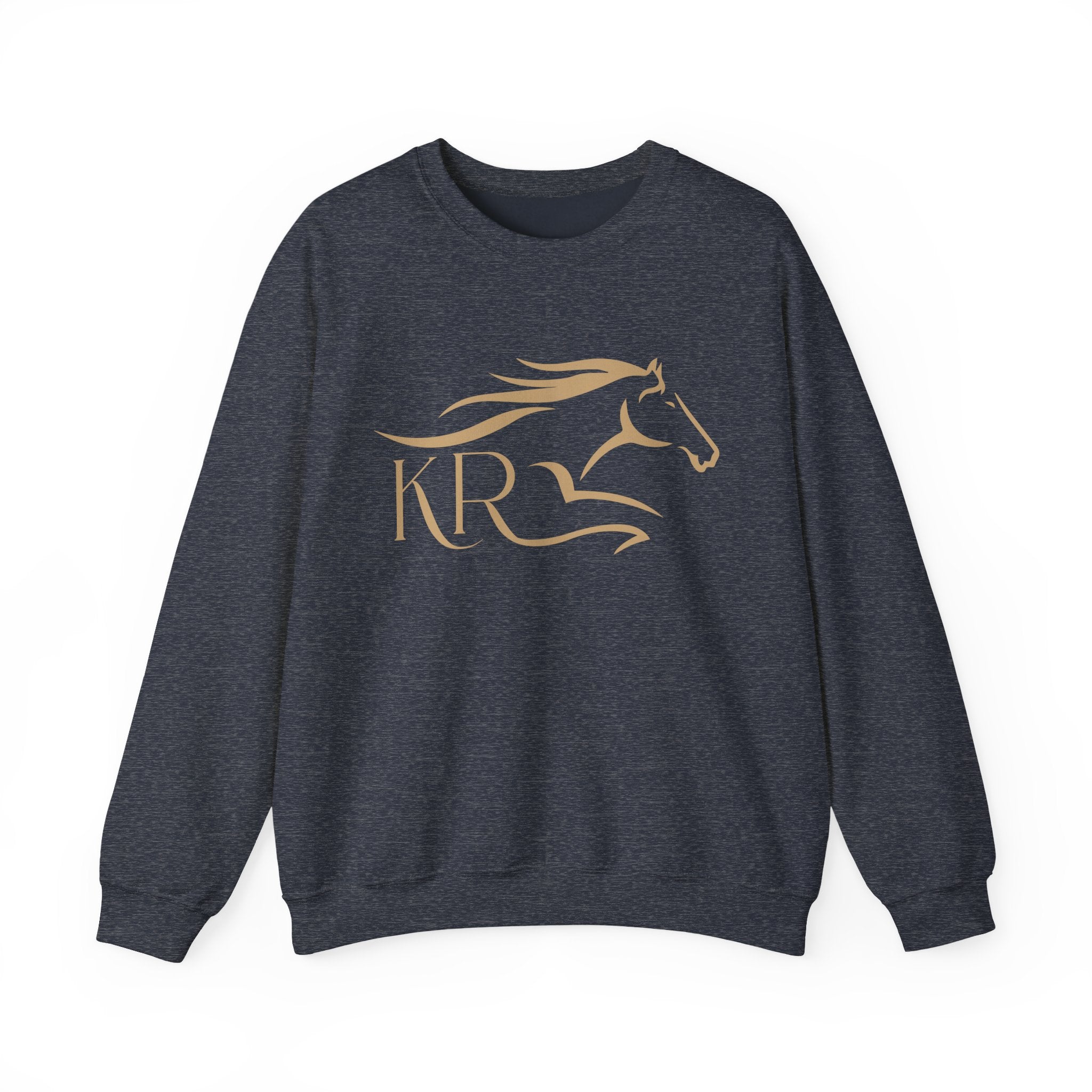 Adult Crewneck Sweatshirt Gold Imprint
