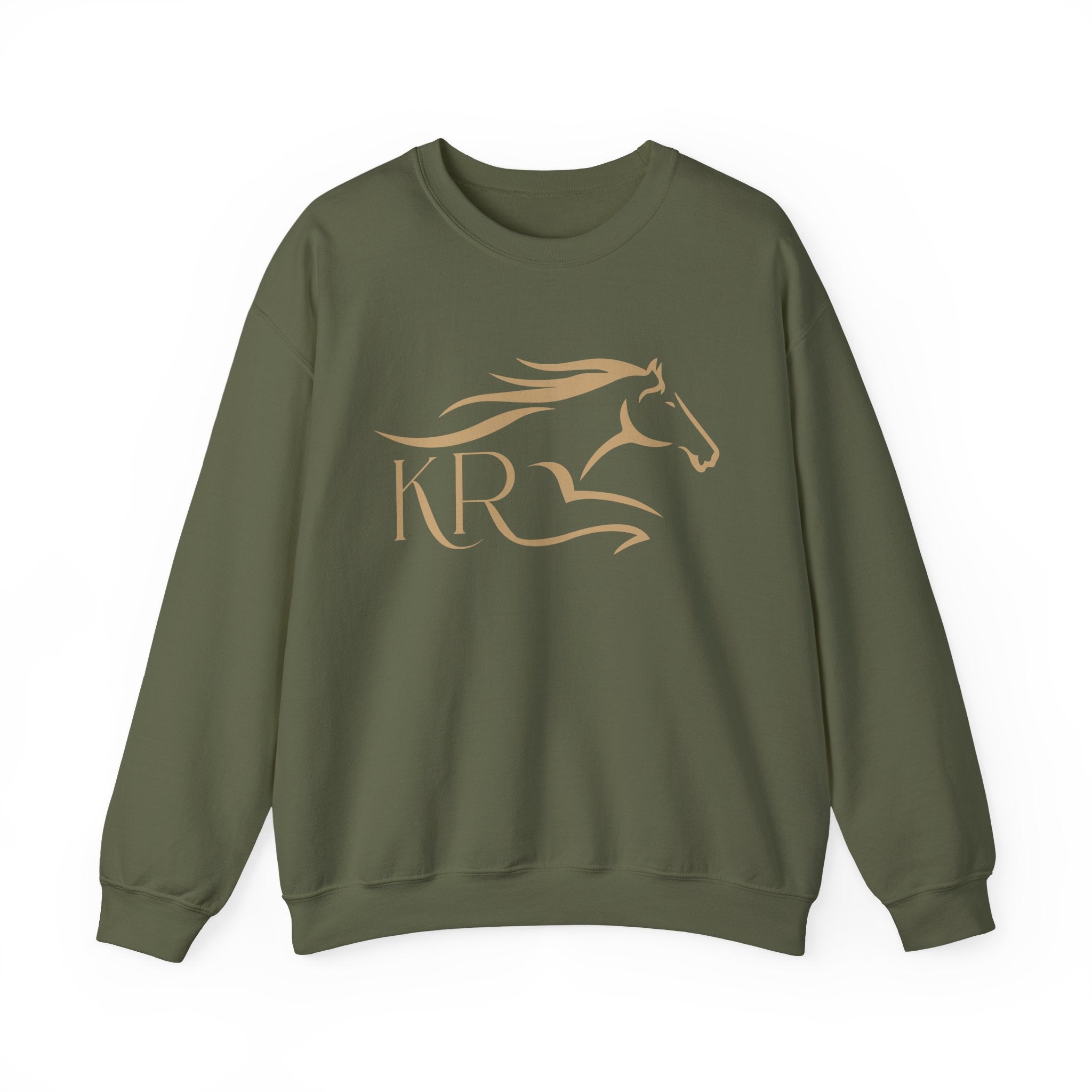 Adult Crewneck Sweatshirt Gold Imprint