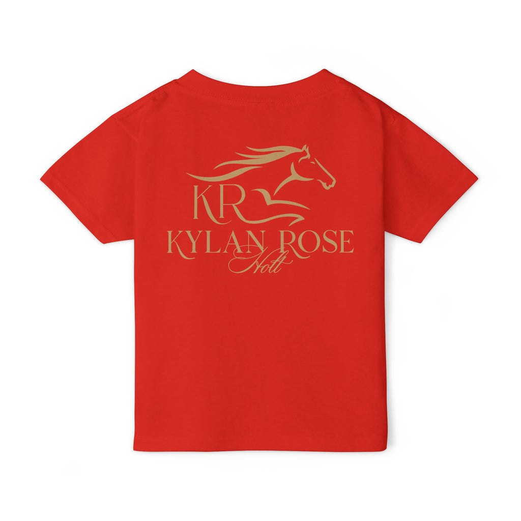 Ky Toddler Short Sleeve T-Shirt Gold Imprint