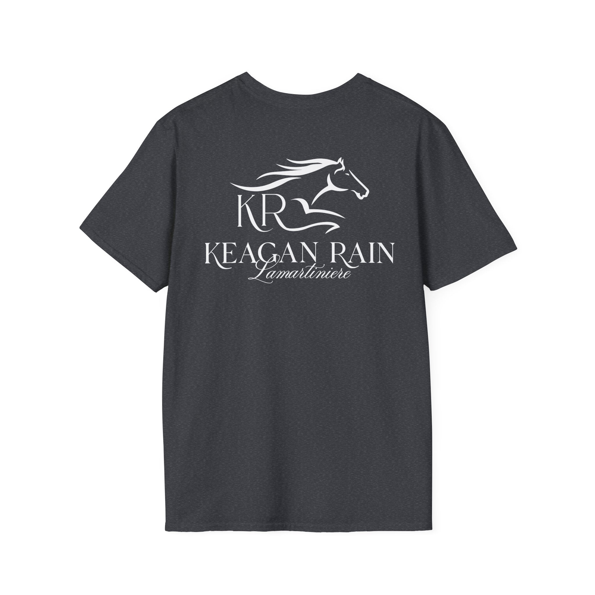 Adult Short Sleeve T-Shirt White Imprint