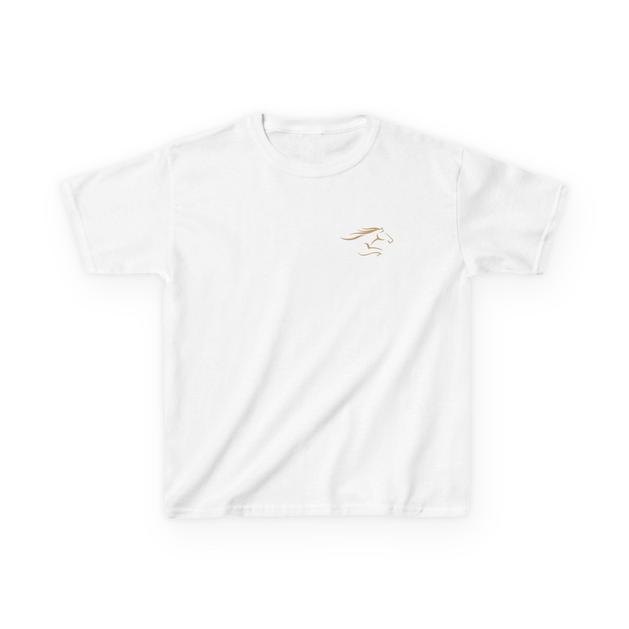 Youth Short Sleeve T-Shirt Gold Imprint