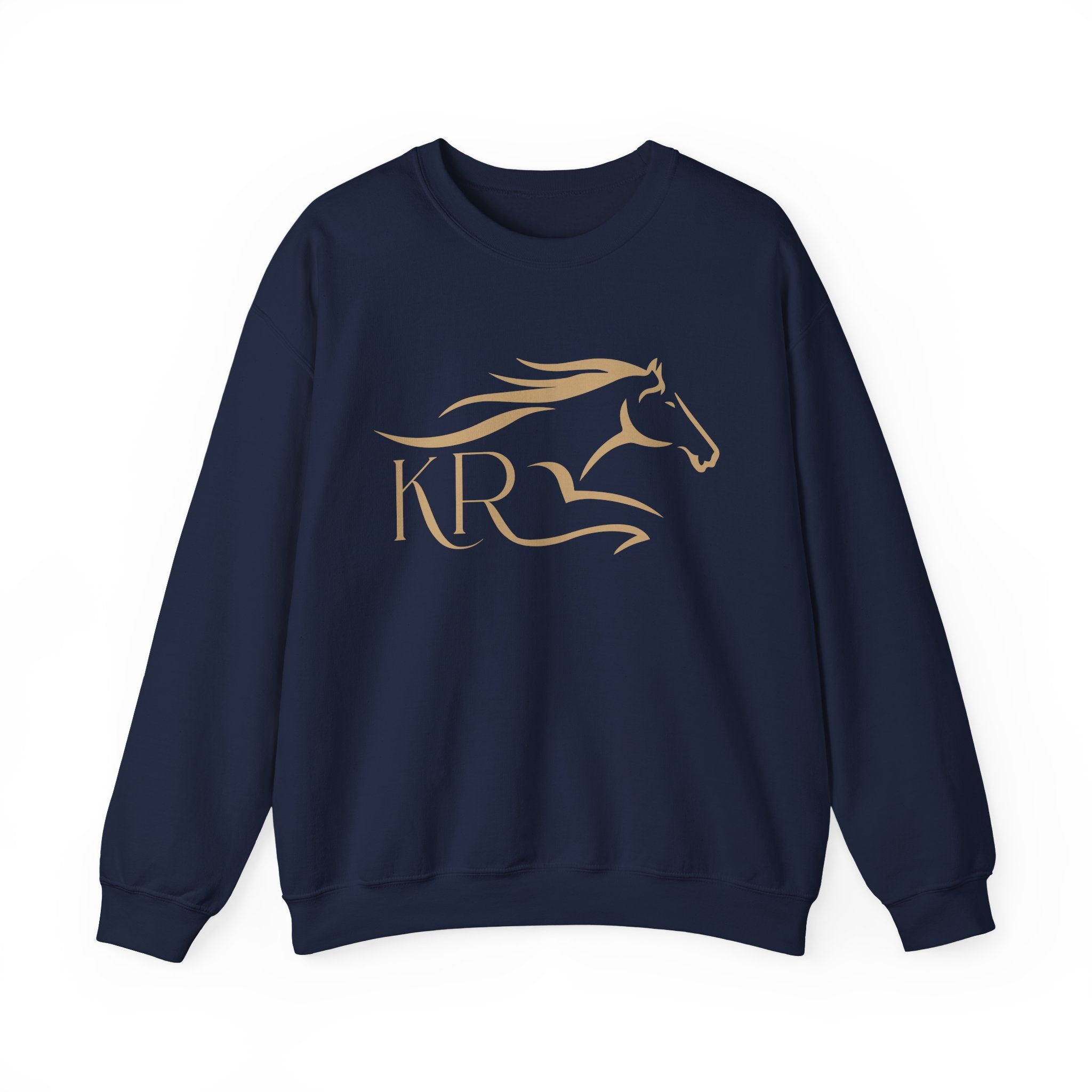 Adult Crewneck Sweatshirt Gold Imprint