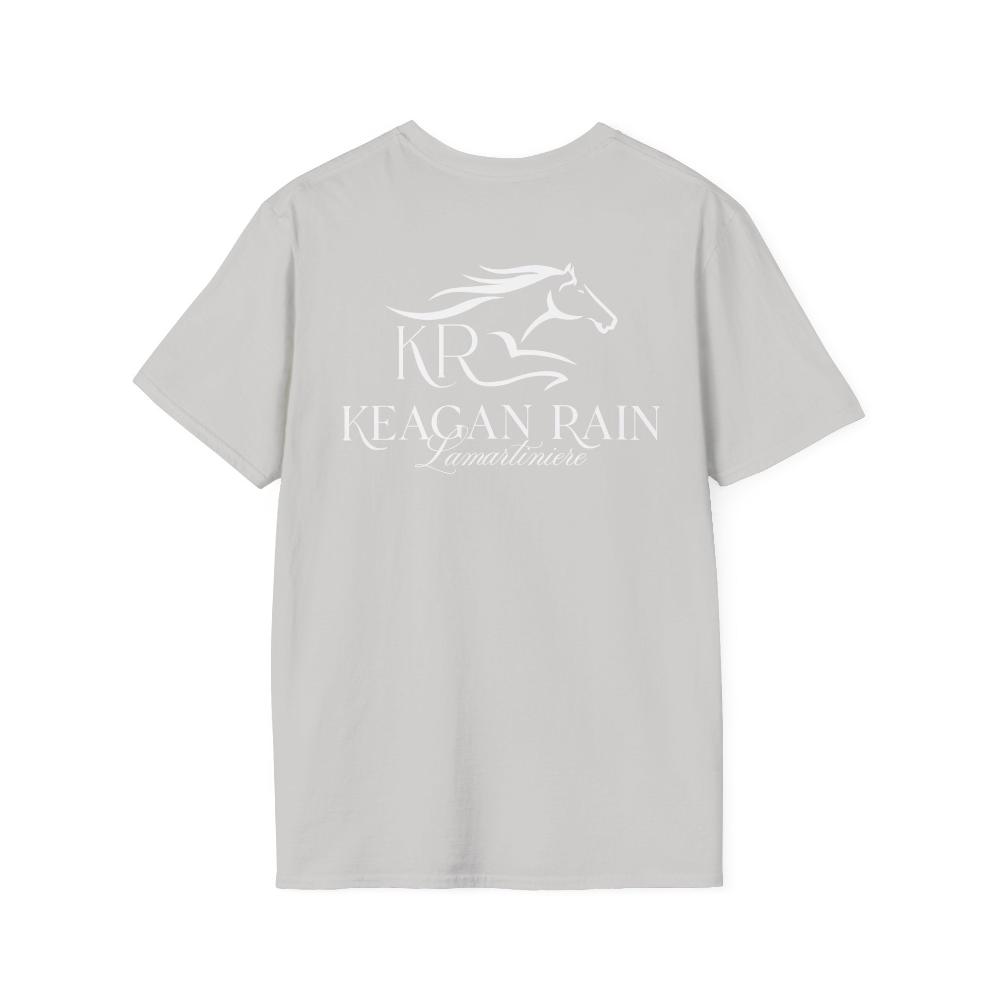 Adult Short Sleeve T-Shirt White Imprint