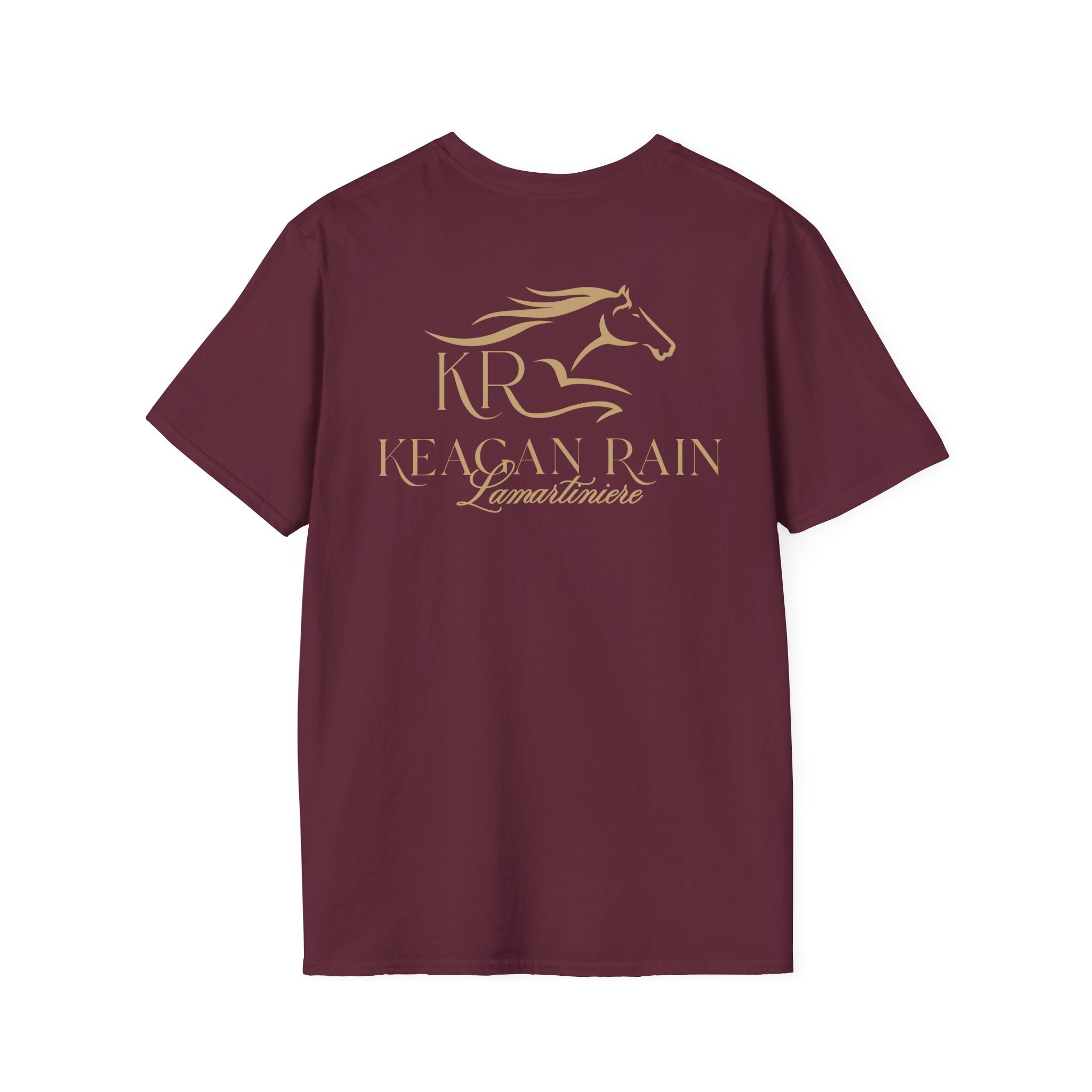 Adult Short Sleeve T-Shirt Gold Imprint