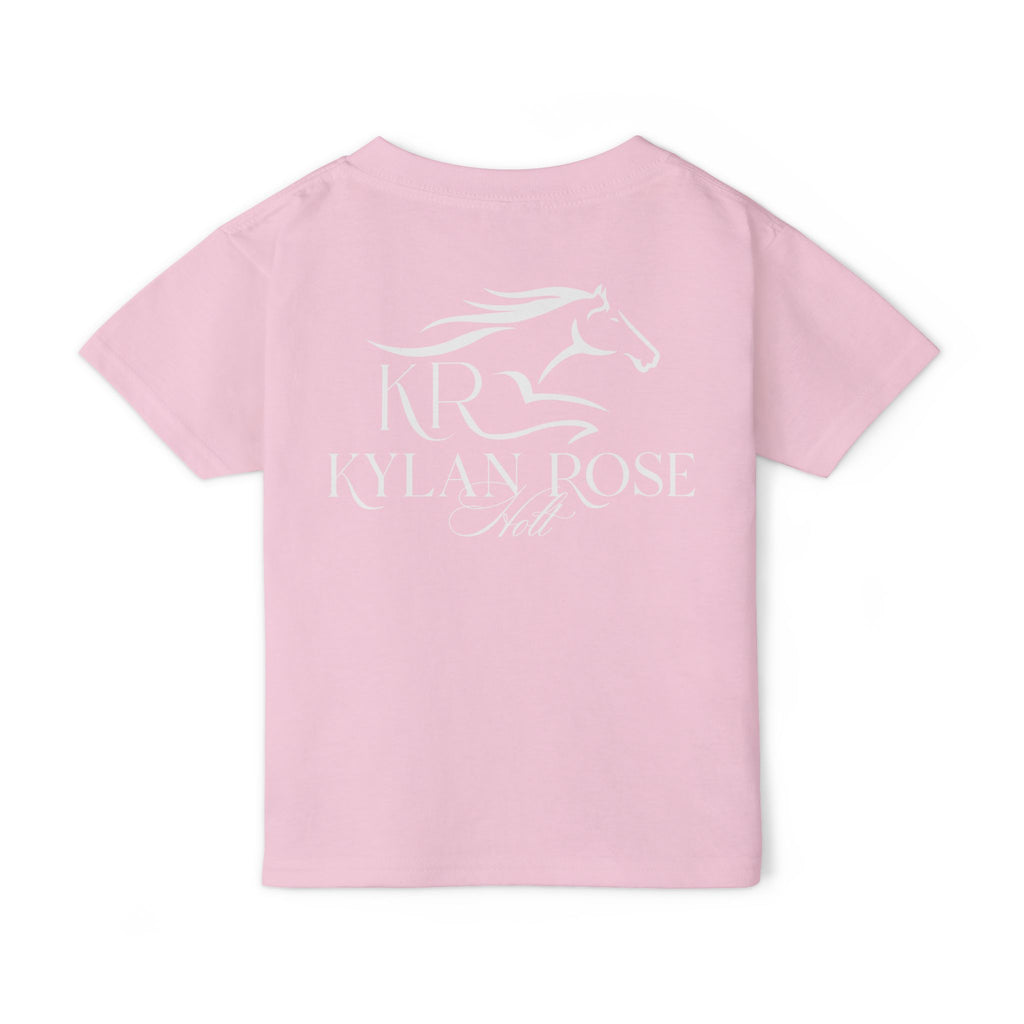 Ky Toddler Short Sleeve T-Shirt White Imprint