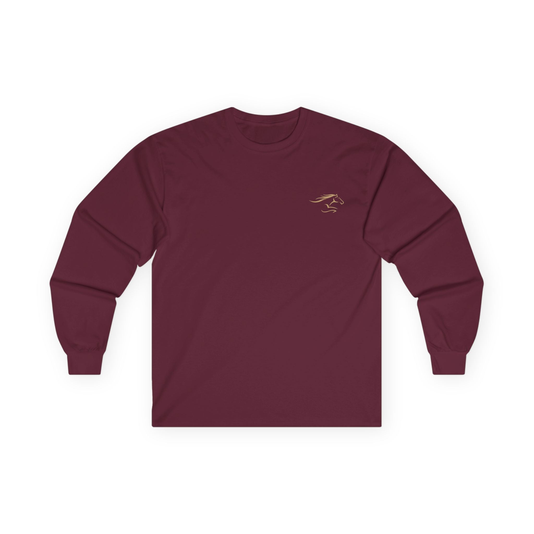 Adult Long Sleeve Gold Imprint
