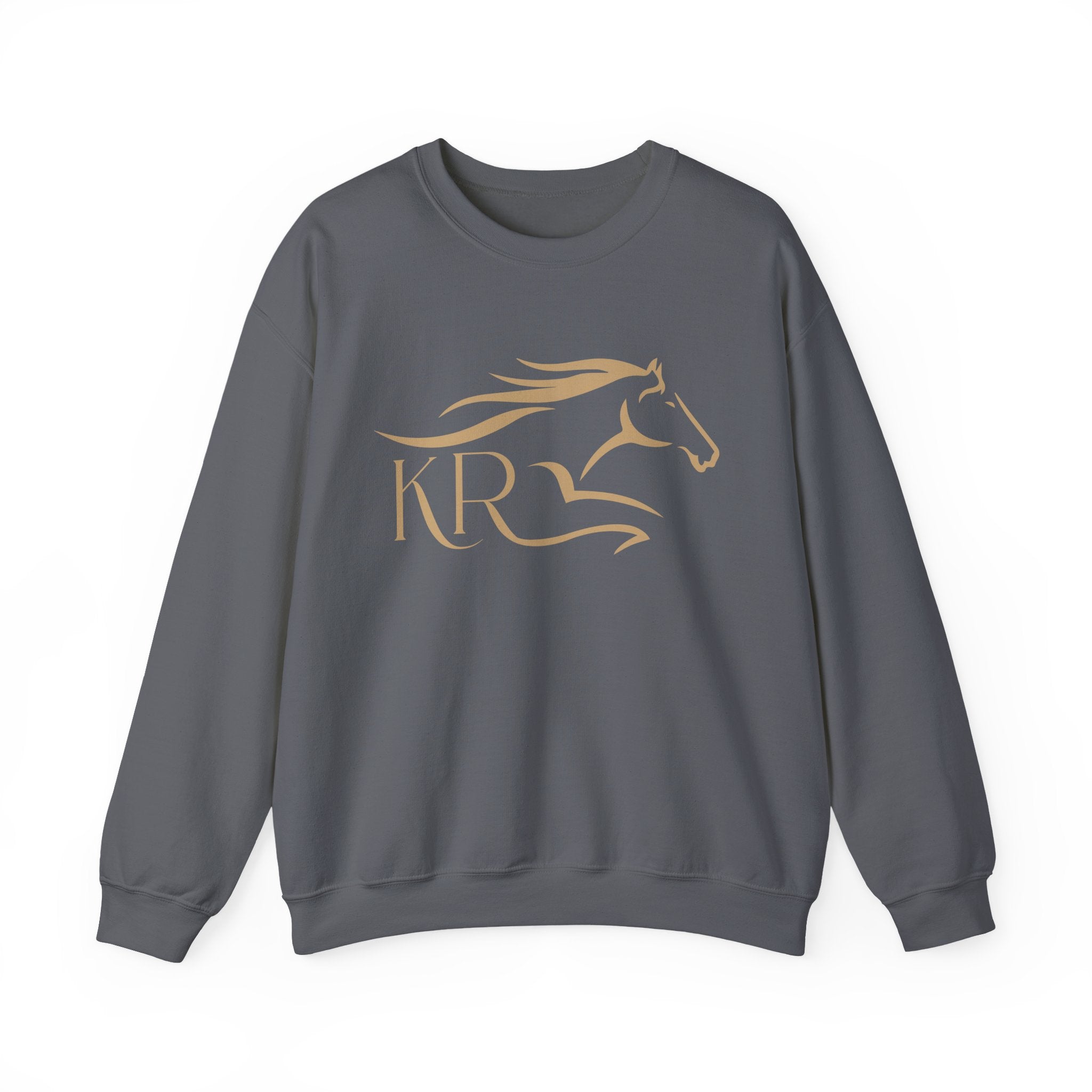 Adult Crewneck Sweatshirt Gold Imprint