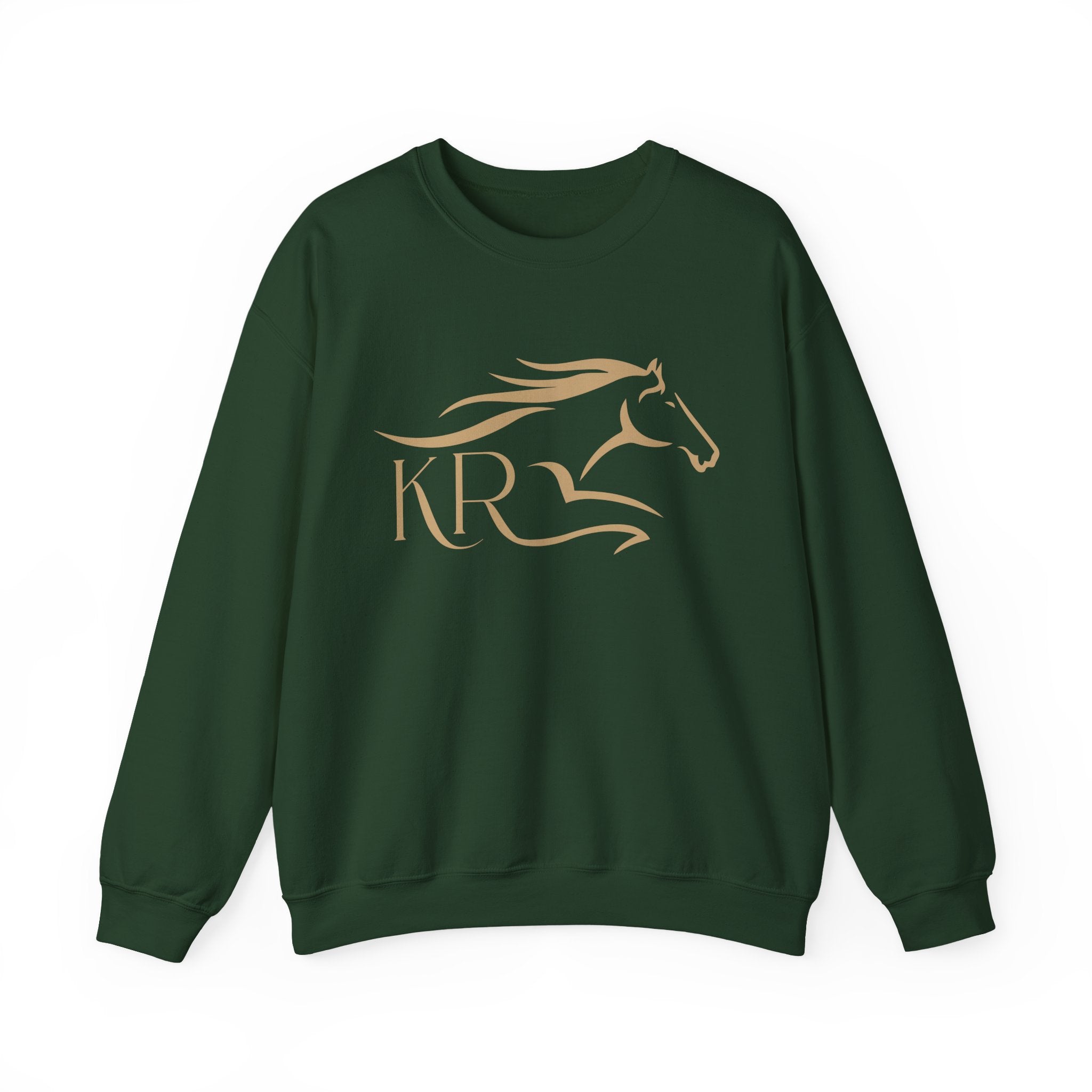 Adult Crewneck Sweatshirt Gold Imprint