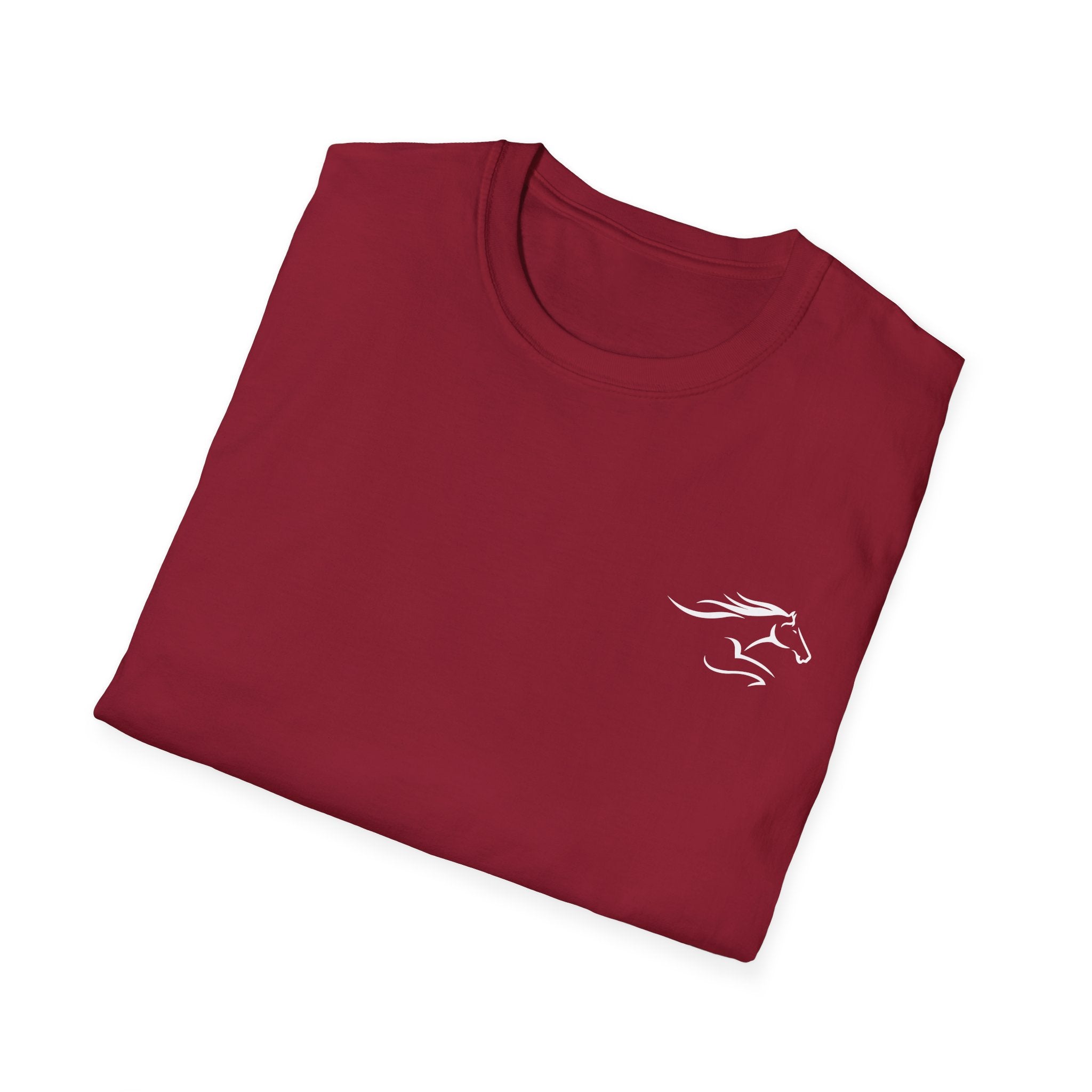 Adult Short Sleeve T-Shirt White Imprint