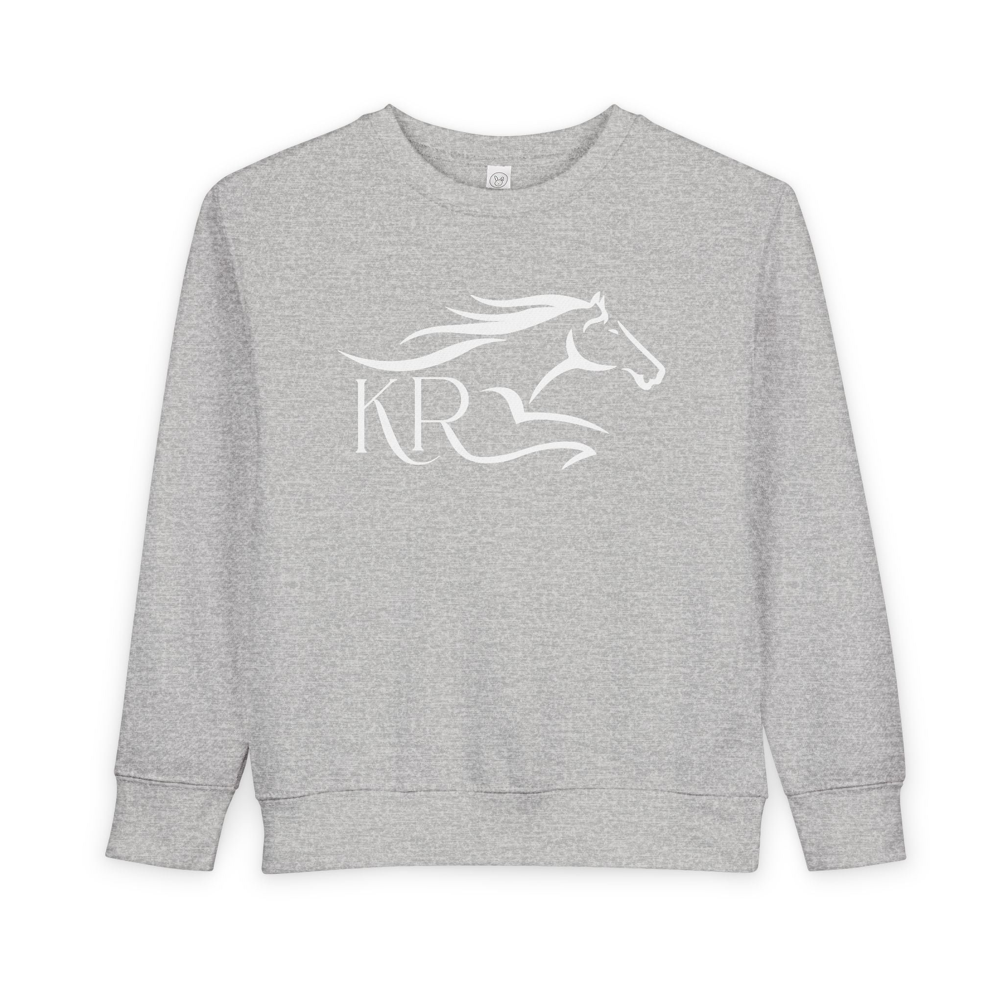 Toddler Crewneck Sweatshirt White Imprint