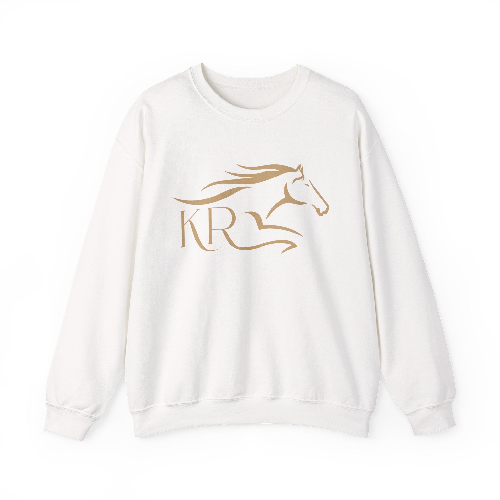 Adult Crewneck Sweatshirt Gold Imprint